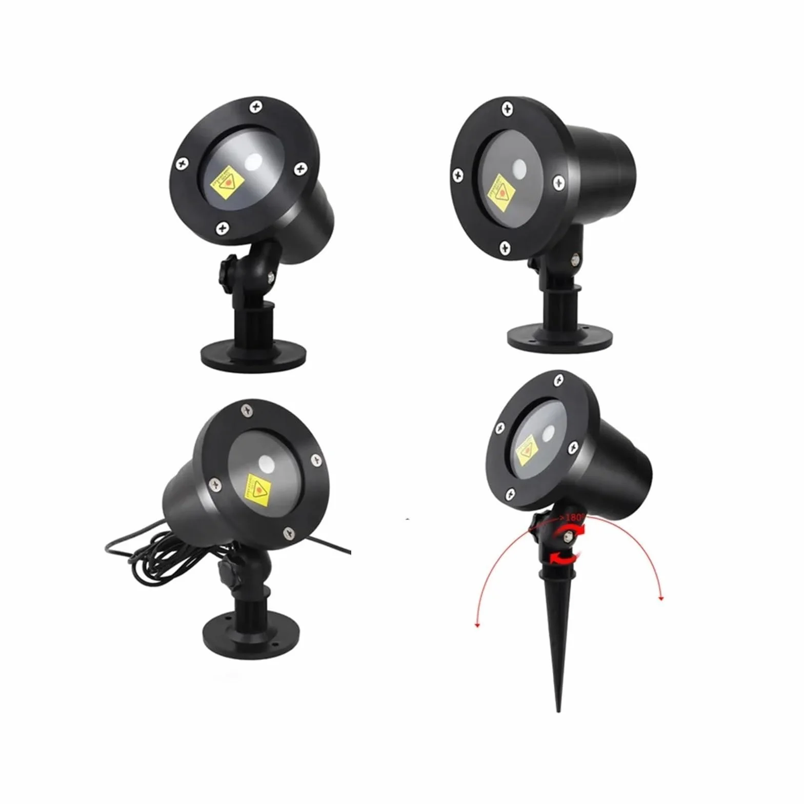 Projecteur de Noël LED extérieur étoiles ciel en mouvement rouge vert paysage jardin