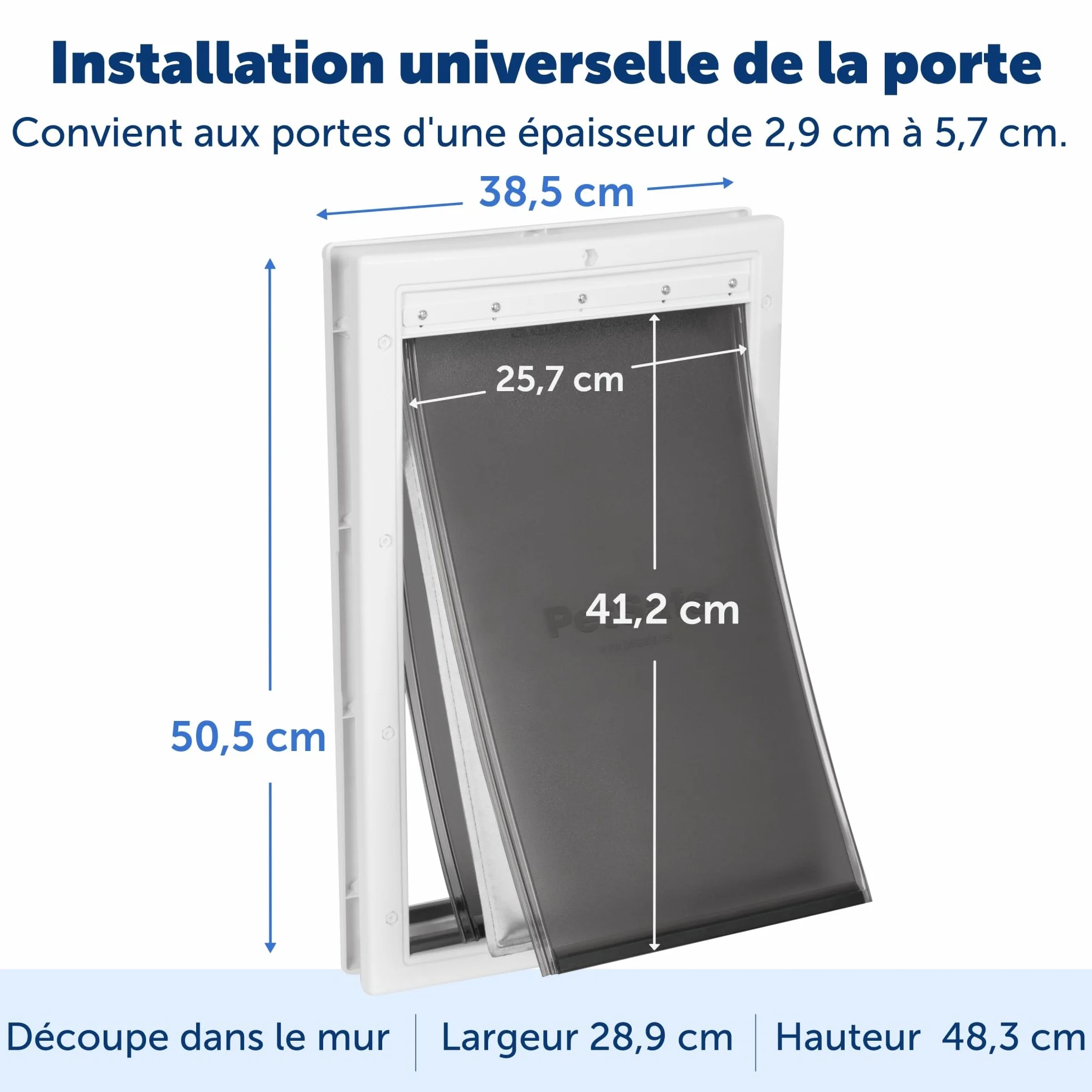PetSafe Porte pour Animaux de Compagnie Triple Volet Économie d'Énergie Grande