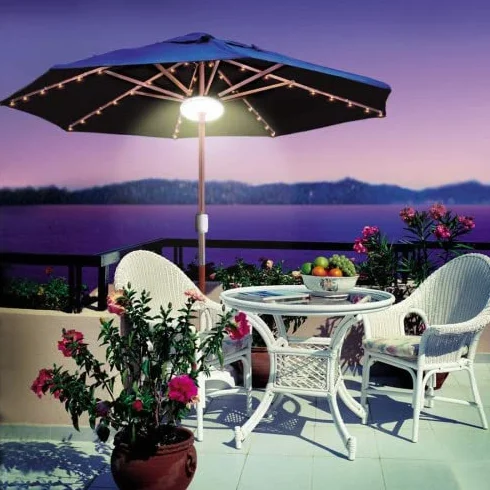 Lampe LED pour parasol avec enceinte sans fil PARASOUND