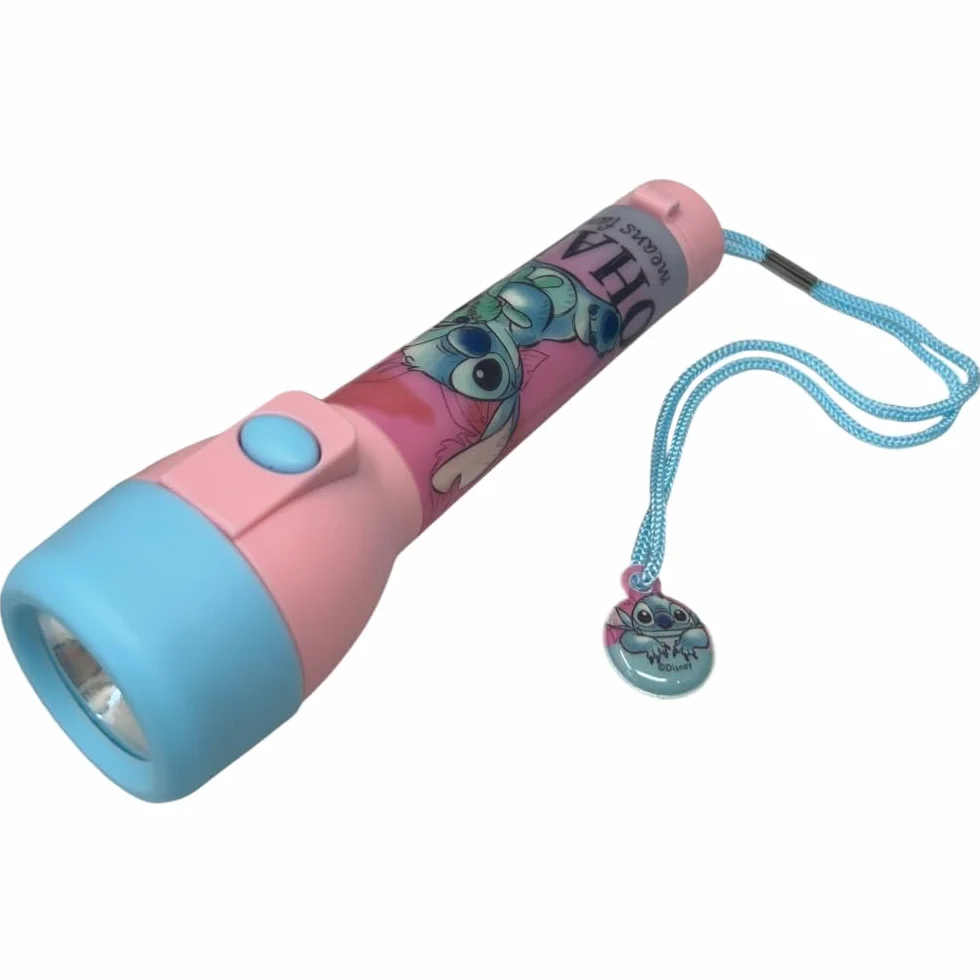 CARTOON Lampe de poche LED veilleuse pour enfants 15 cm Stitch