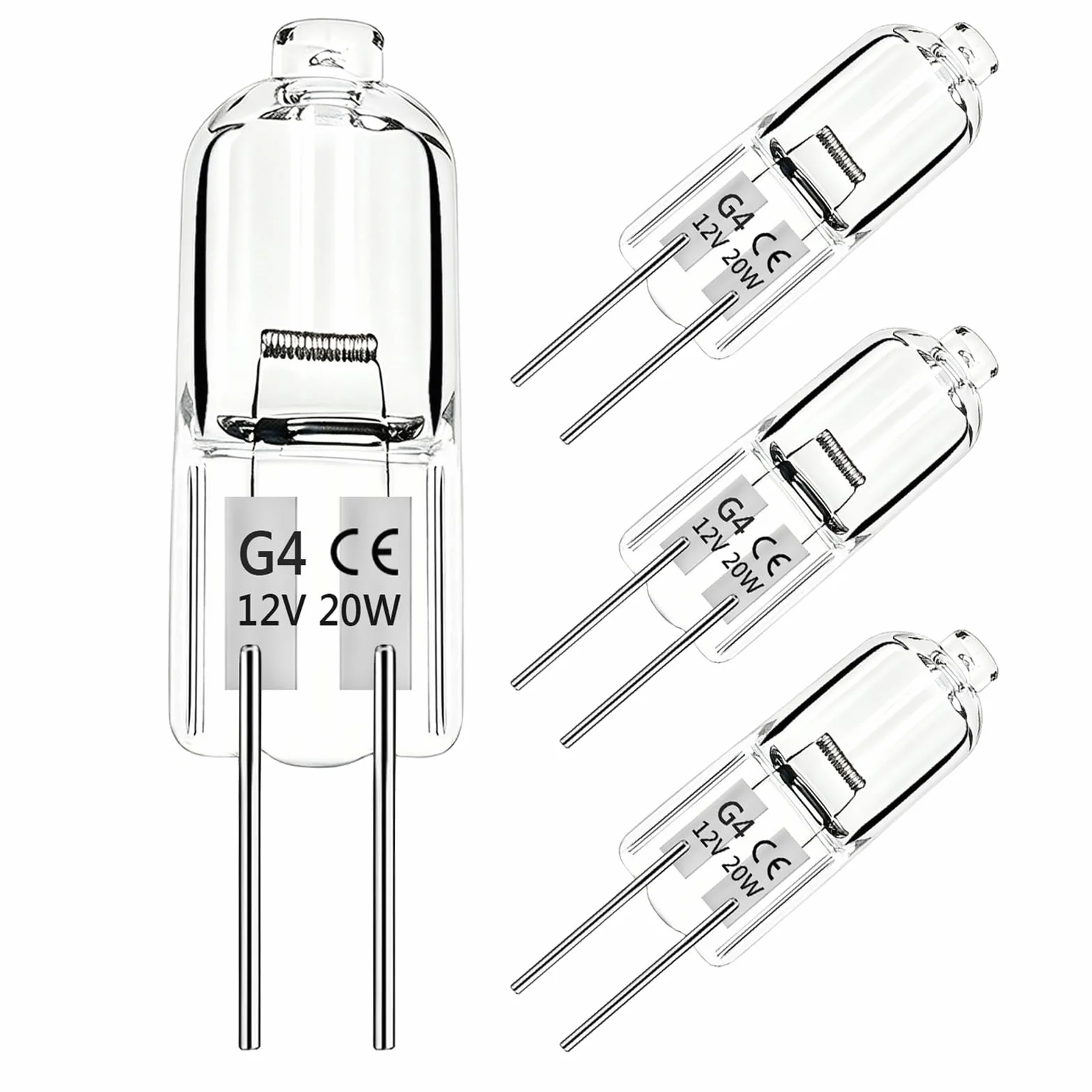 Ampoule Halogène G4 12V 20W Dimmable Blanc Chaud 2700K pour Four Hotte Cuisine
