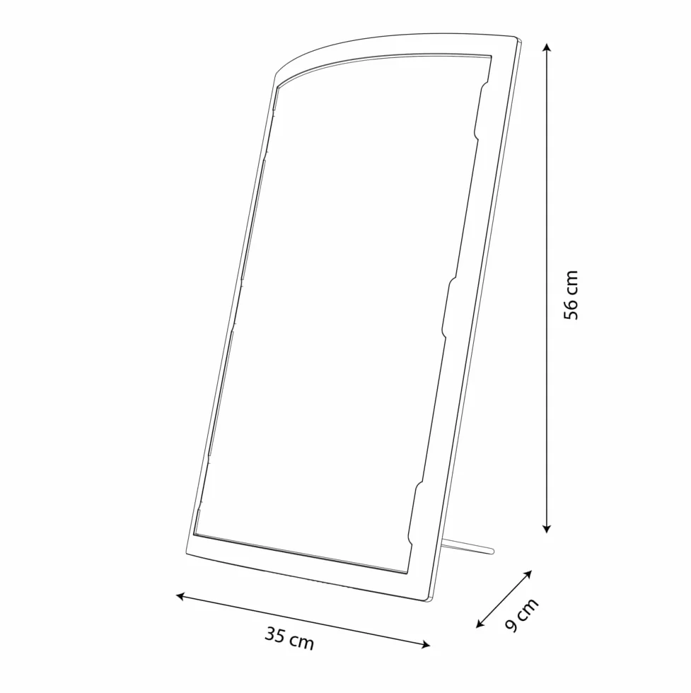 DAYVIA Lampe de Luminothérapie LED 072, 35x56x9cm, Blanc, CE Médical, Fabrication Française