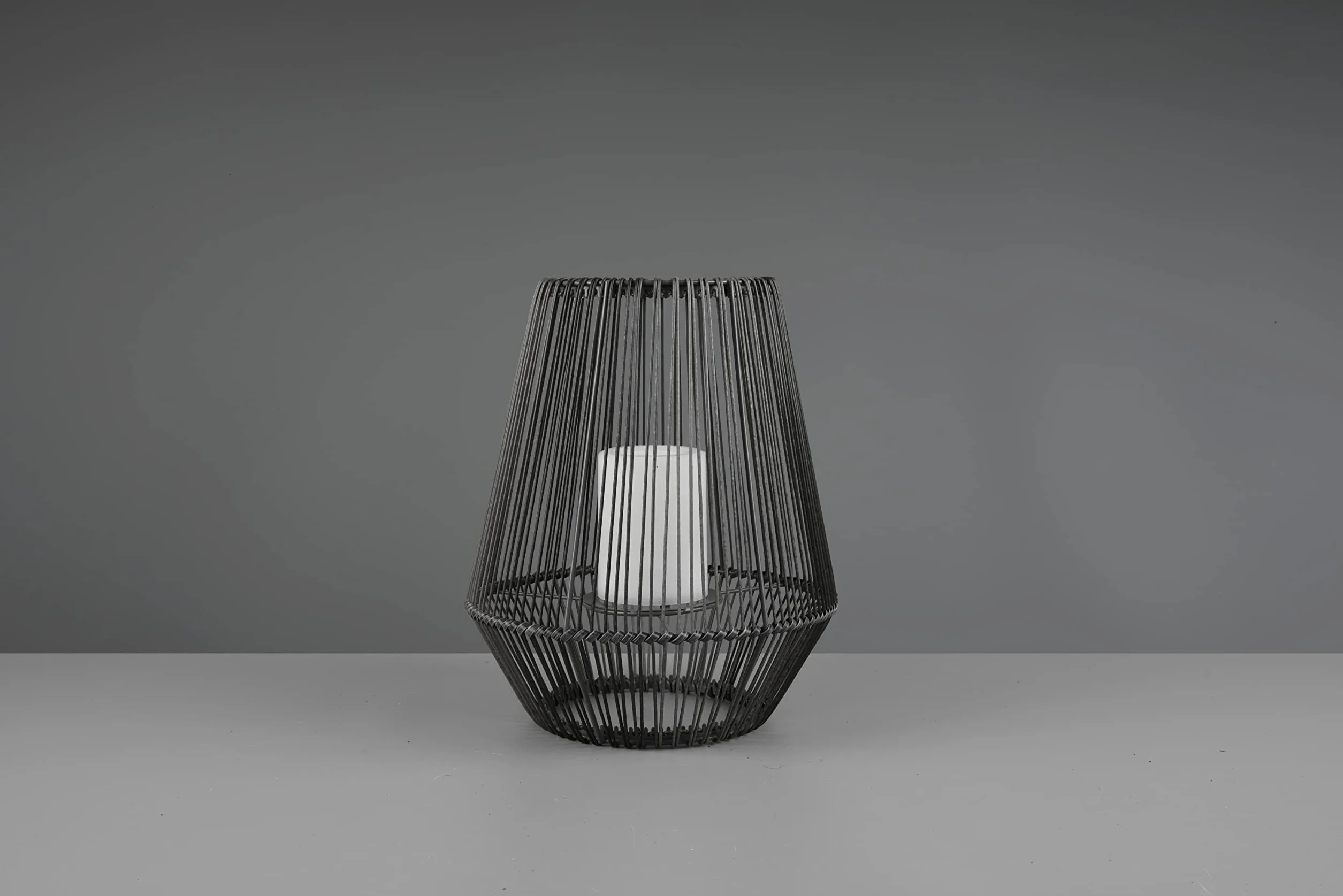 Reality Lampe de table Mineros LED Gris