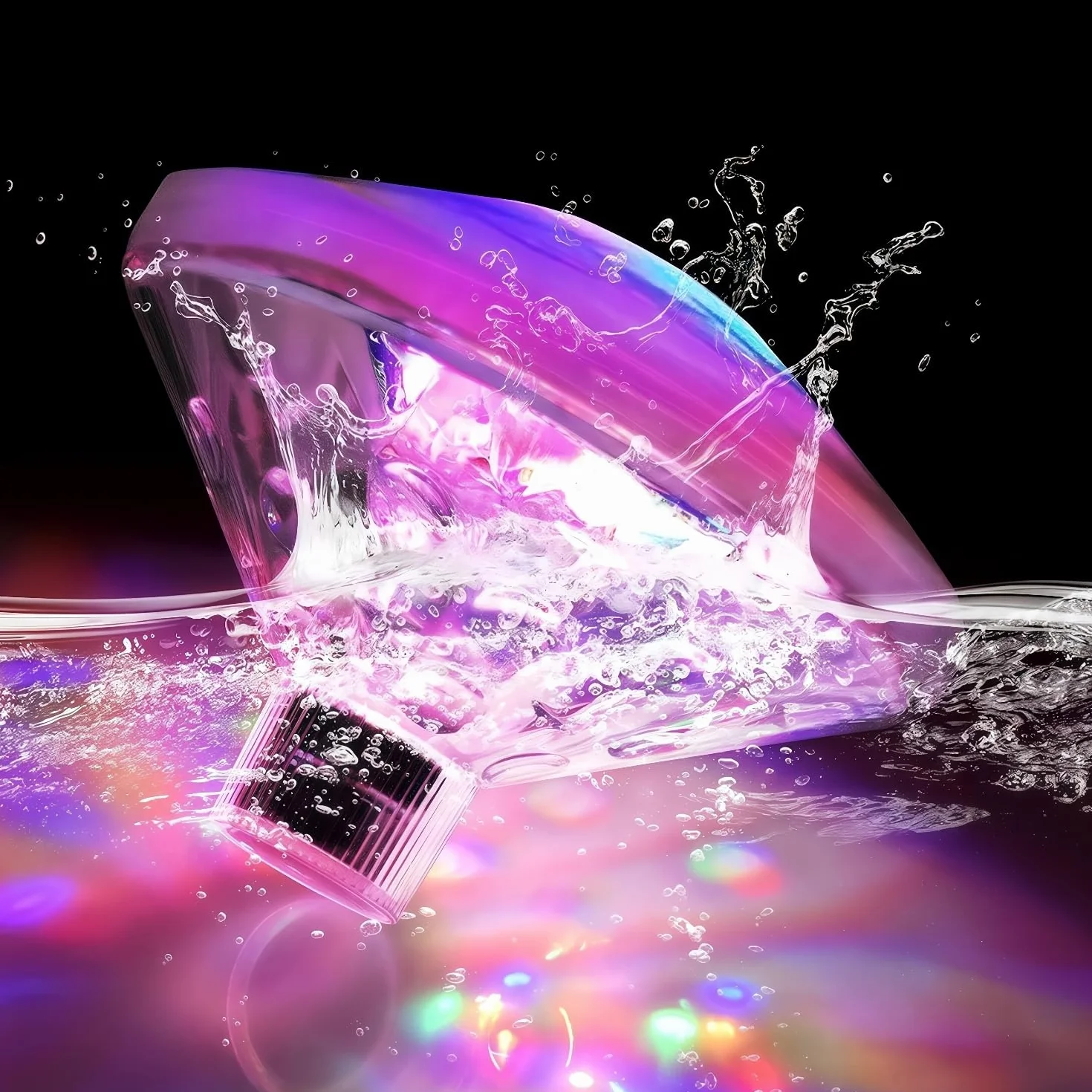 Esoes Lumières flottantes pour jacuzzi 7 modes étanches lampe sous-marine décorative piscine
