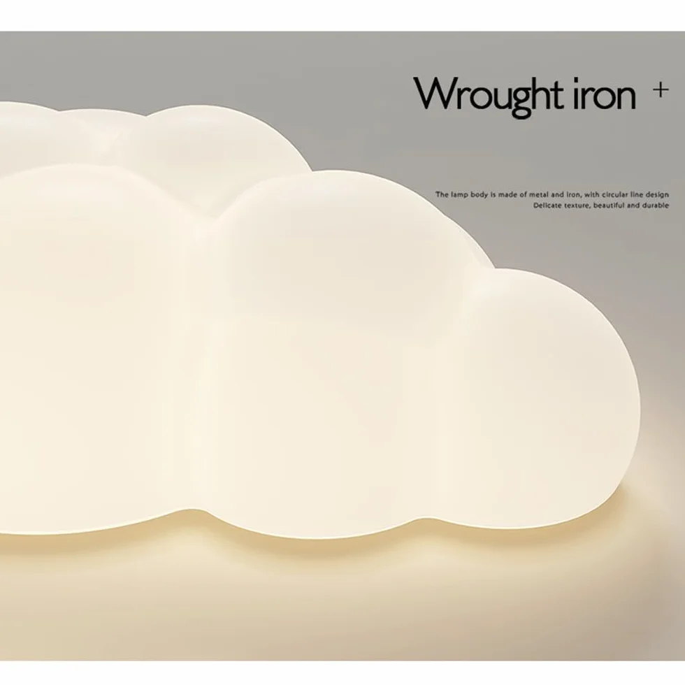 Applique murale LED 10W Dimmable Blanc Lait Étoile Nuage Acrylique pour Chambre Enfants