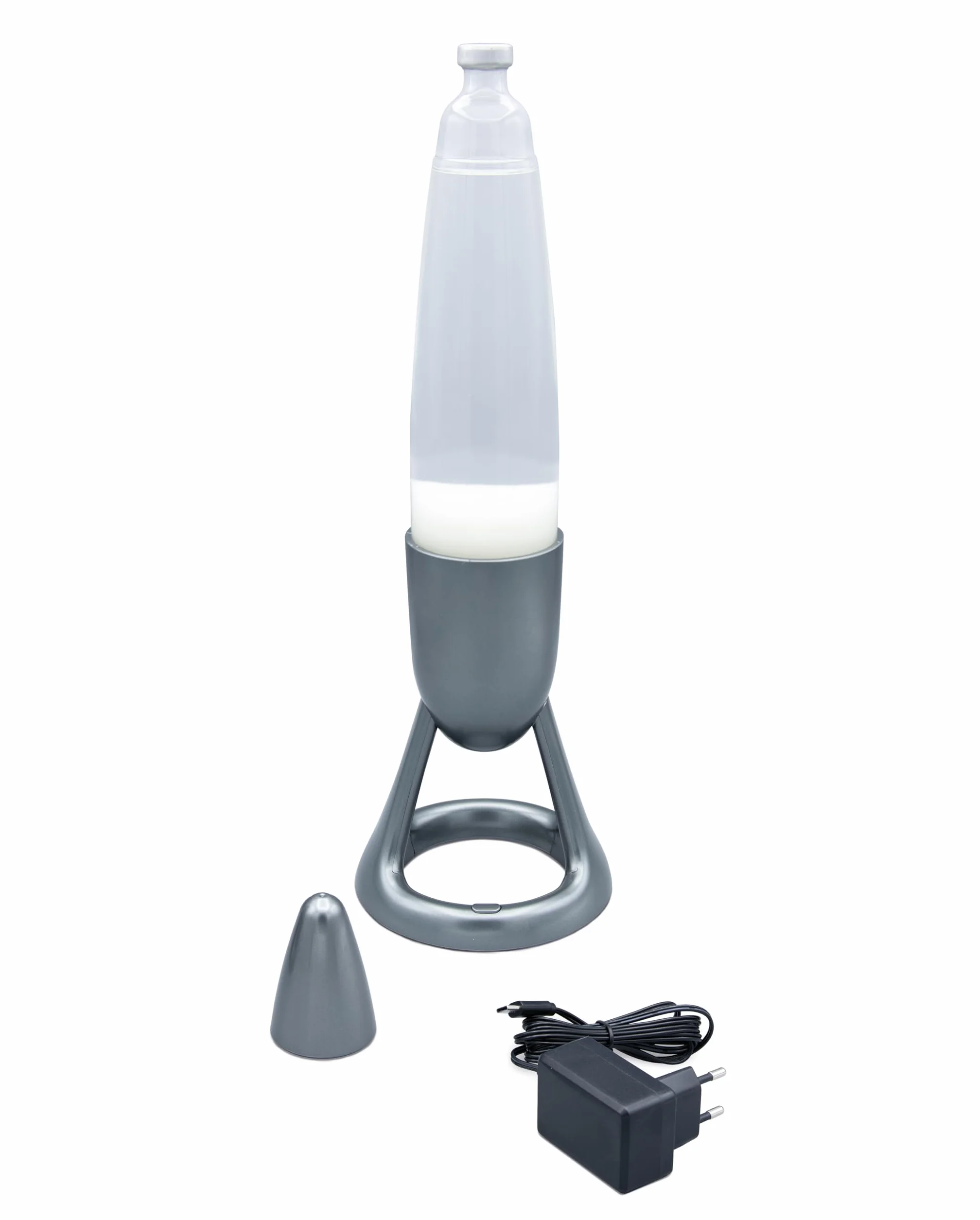 Lampe Magma 35 cm Sécurisée avec Éclairage LED 7 Couleurs – Base Métal – Ne brûle Pas – Cycle Automatique – Décoration Chambre – Fonctionne Secteur – Dès 14 Ans