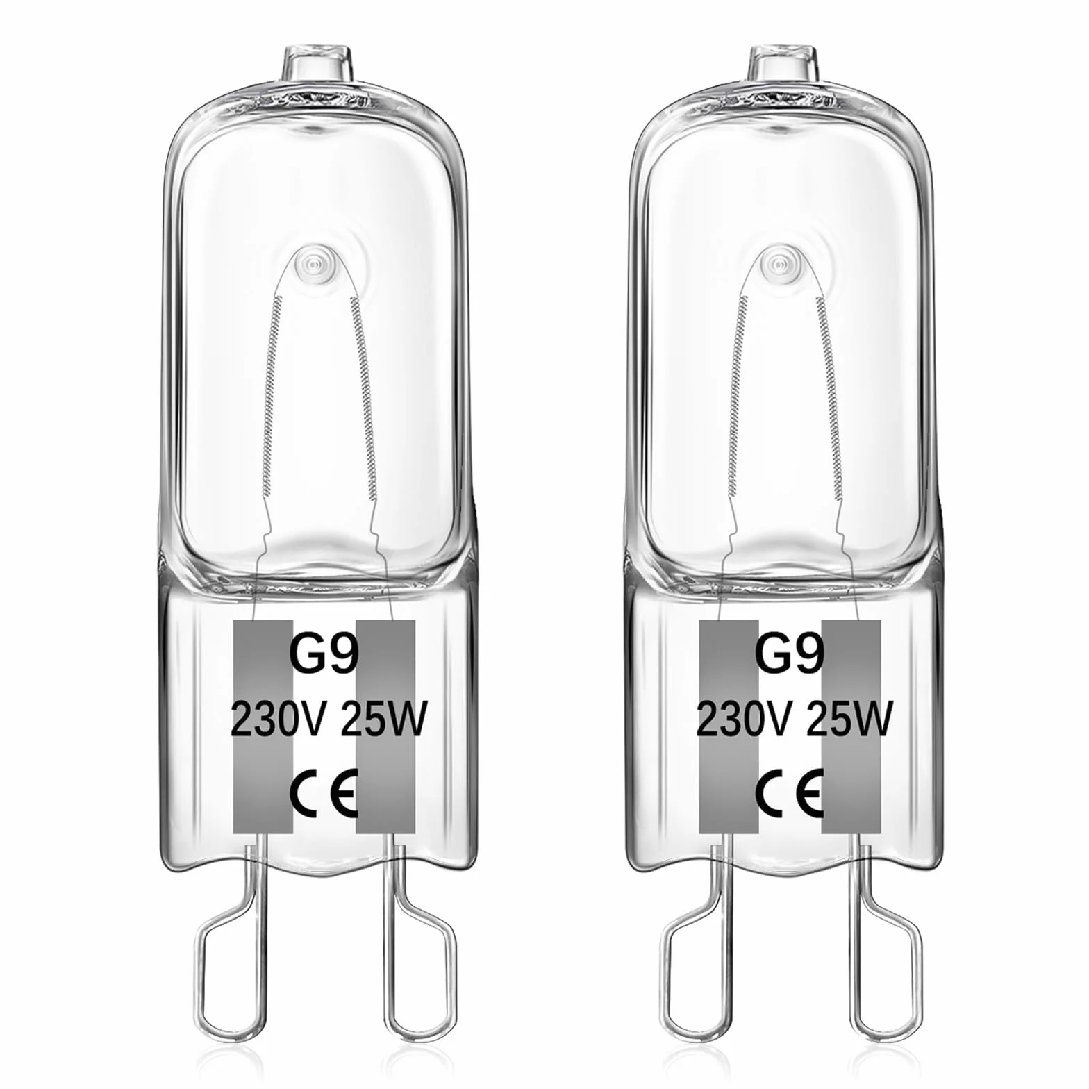 Ampoule Halogène G9 25W Dimmable Résistante à la Chaleur 300°C Blanc Chaud 230V 2700K pour Four