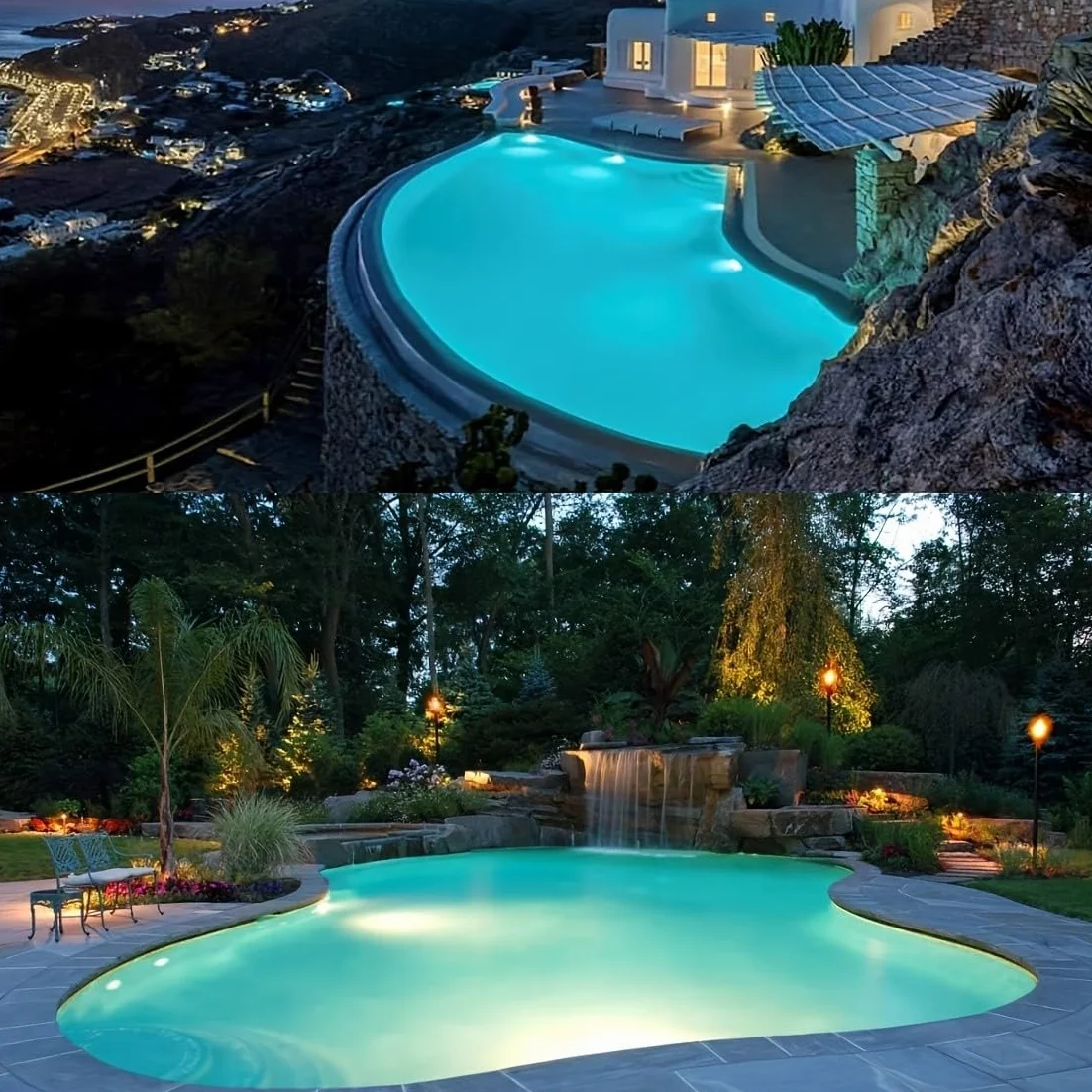 Lampe Piscine PAR56 13W LED Etanche IP68 Submersible 12V DC/AC 3000K