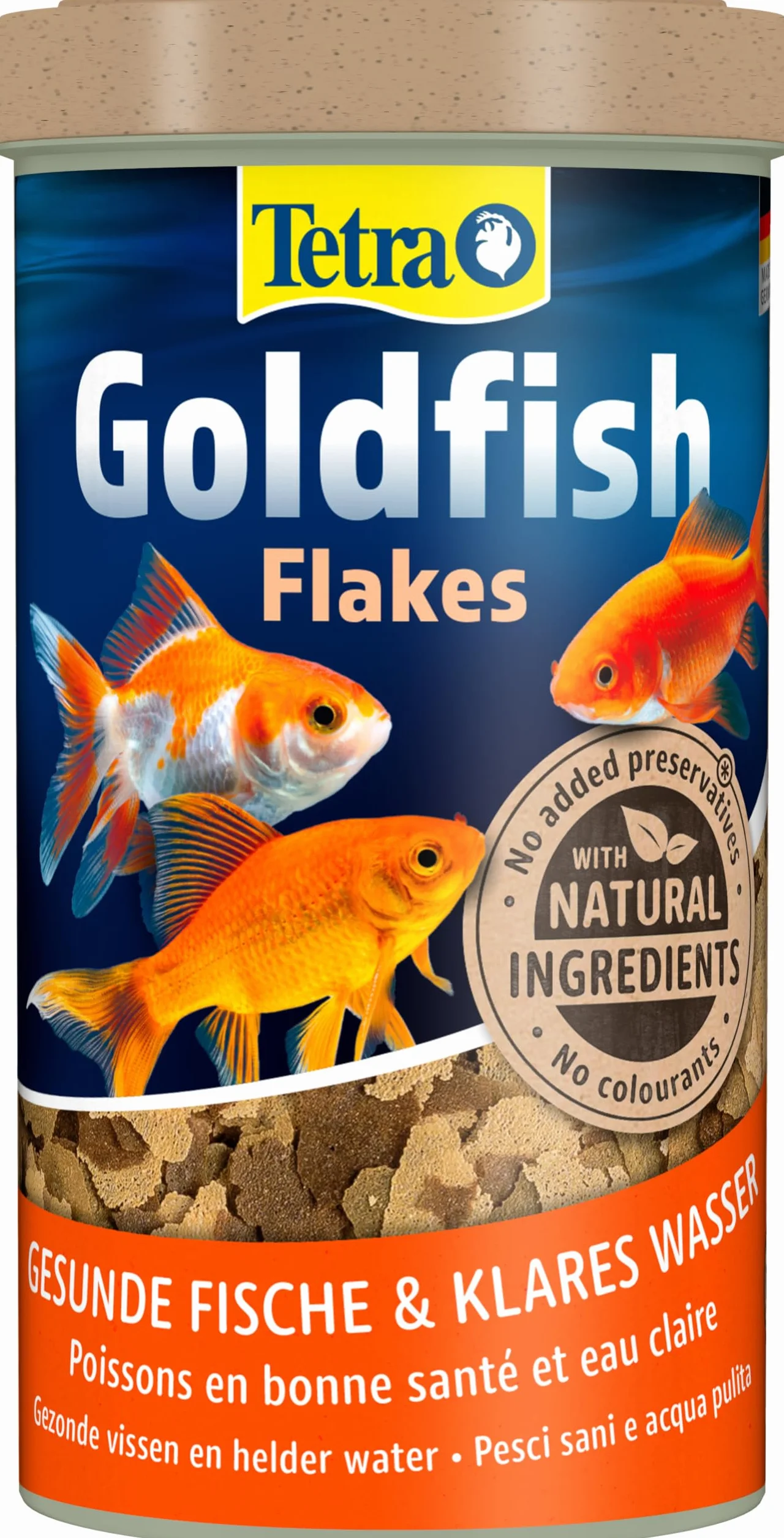 TETRA Goldfish Flakes Bio Active - Aliment Complet en Flocons pour Poisson Rouge 500ml