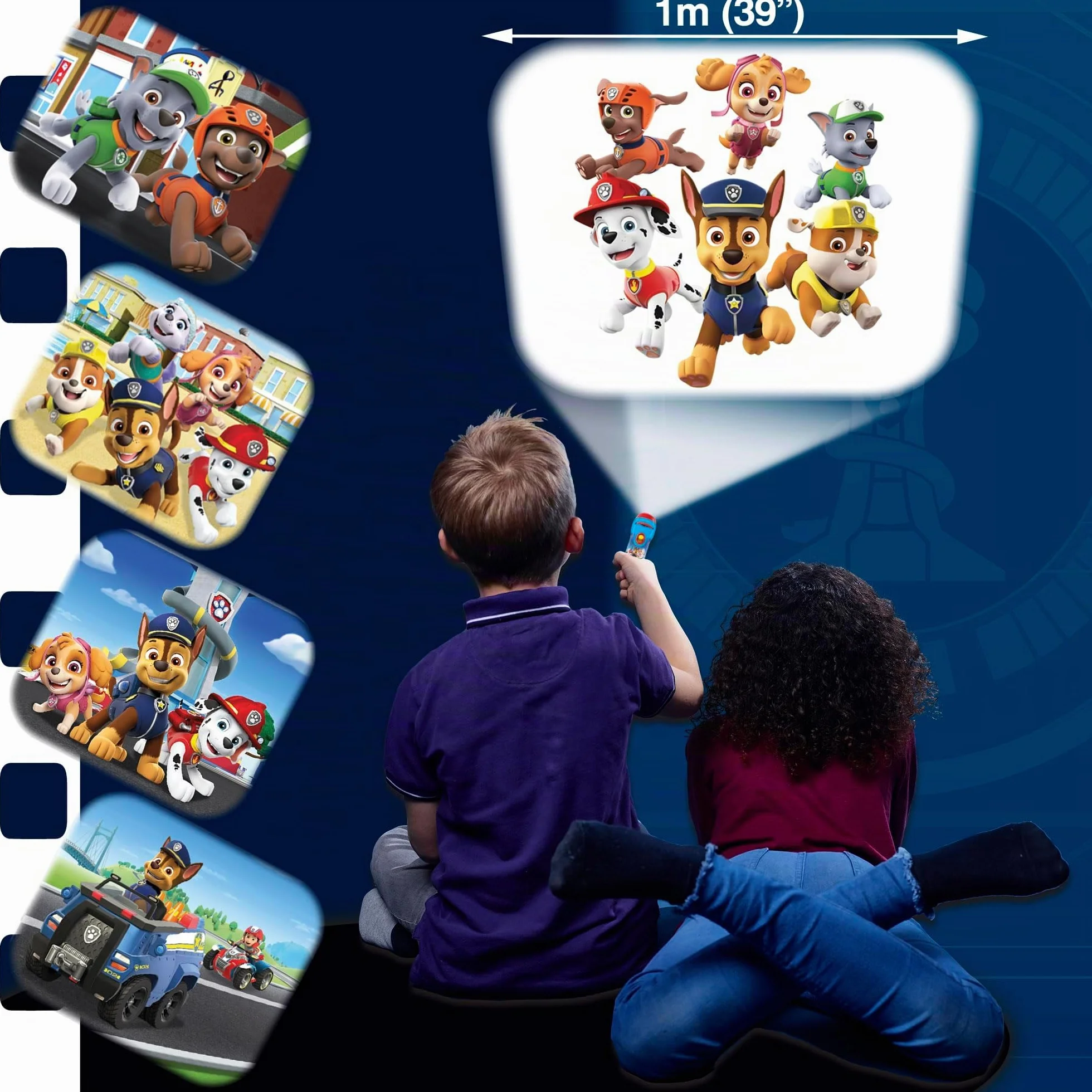 Paw Patrol NIC1003 Lampe Torche et projecteur