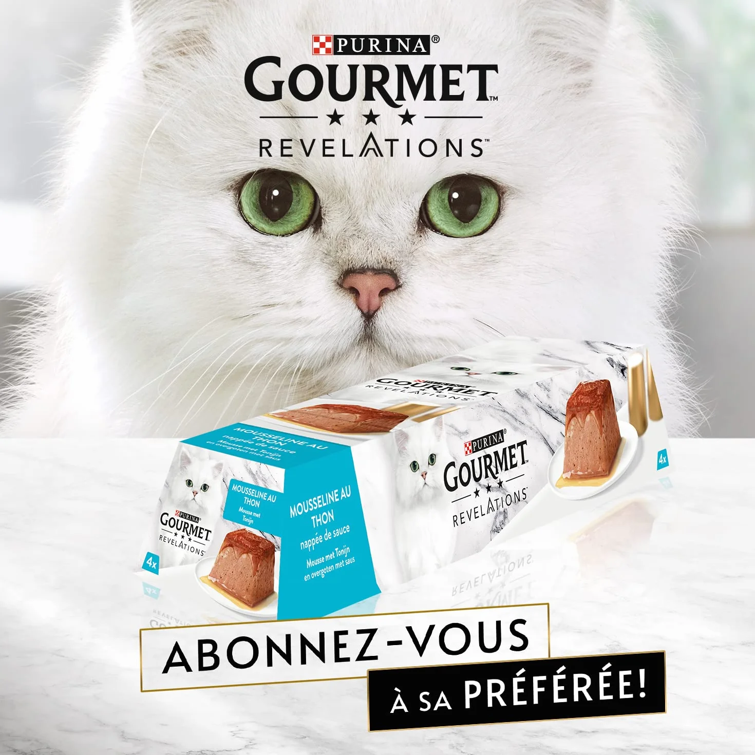 GOURMET Revelations Mousseline Thon 4x57g