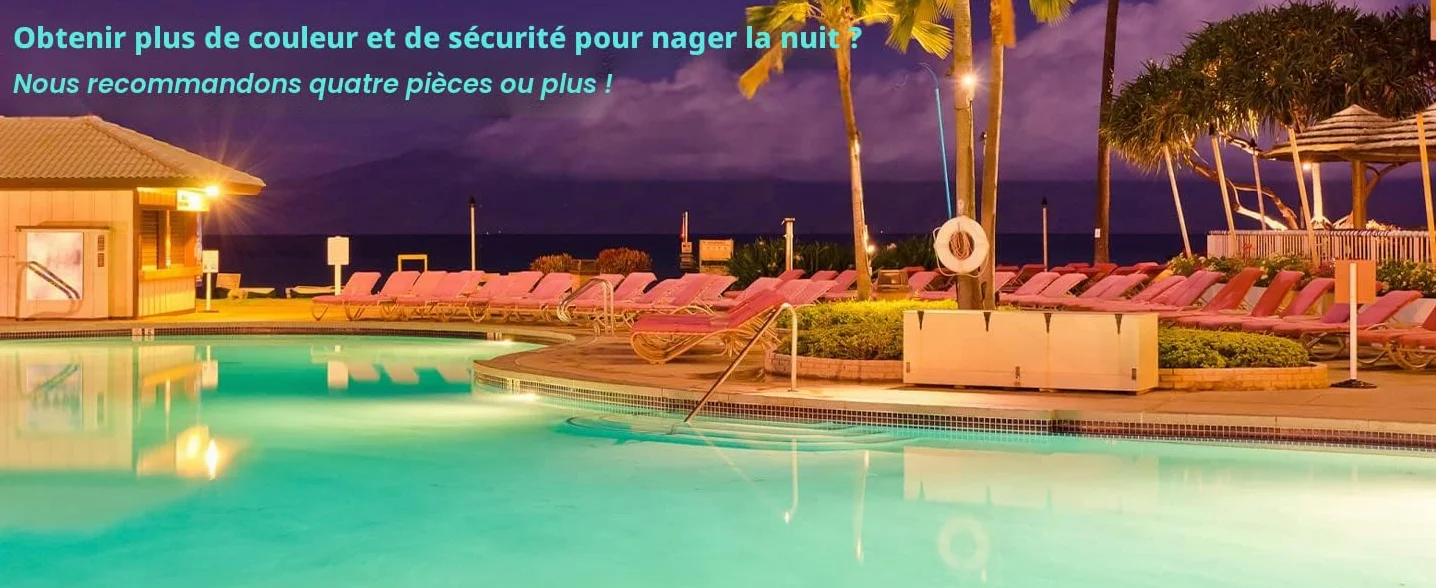 Ledmo Éclairage de piscine LED RVB PAR56 38 W IP68 12 V avec télécommande