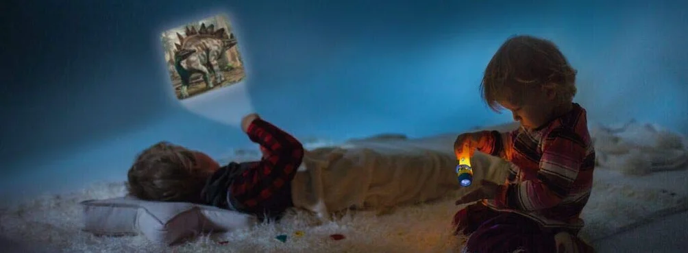 Moses Mini Lampe de Poche Enfants 24 Images Dinosaures