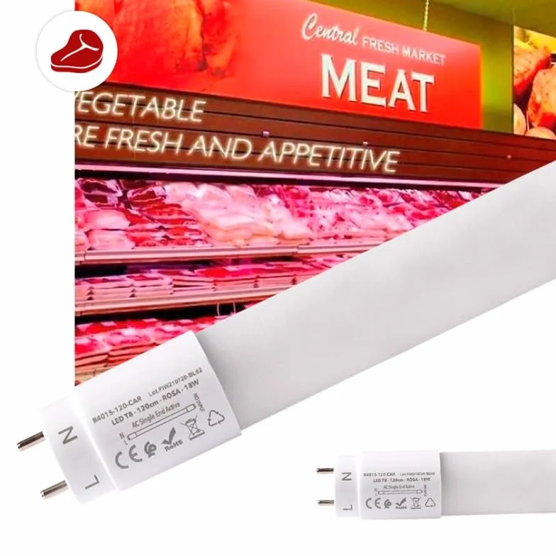 Tube LED T8 boucherie 120 cm 18 W