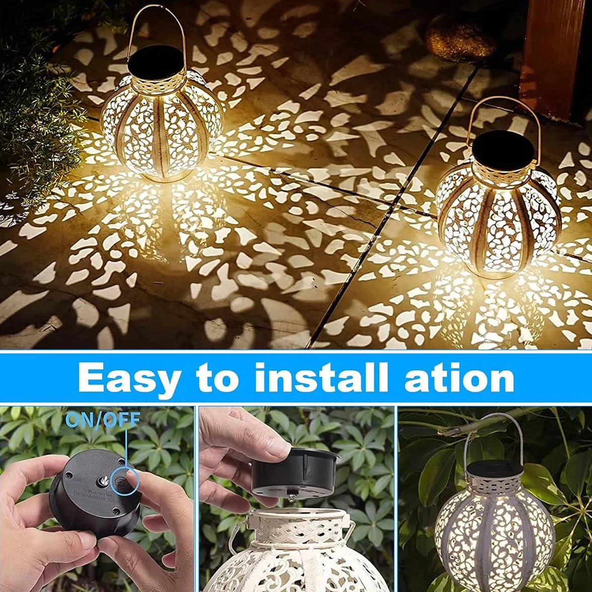 Forhome 6 Pièces Lampes Solaires de Rechange 8 cm Étanche IP44 Panneau Solaire pour Lanterne Jardin Extérieur