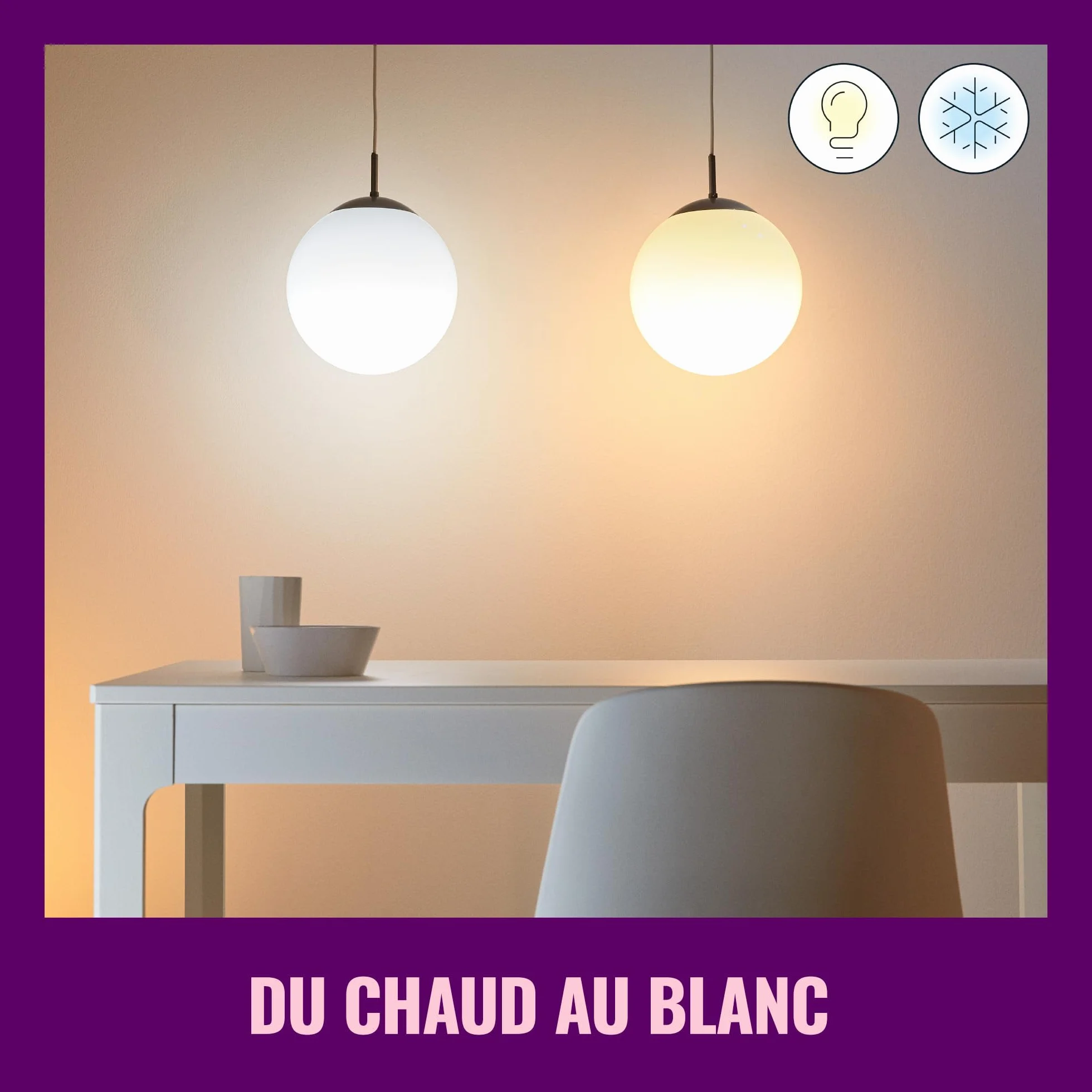 WiZ ampoule Wi-Fi E14 40W 470 lumen compatible Alexa Google Assistant Apple HomeKit