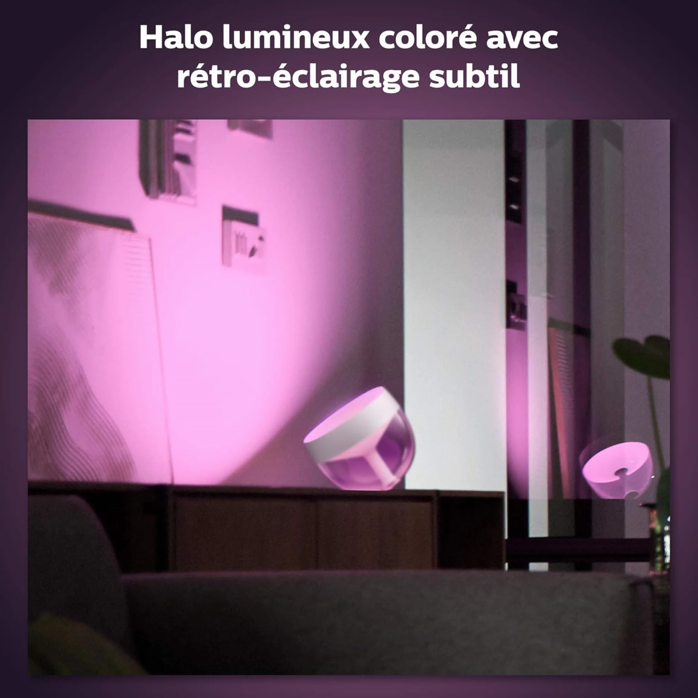 Philips Hue Iris Lampe à poser Blanche White & Color Ambiance Connectée Bluetooth Alexa Google Homekit
