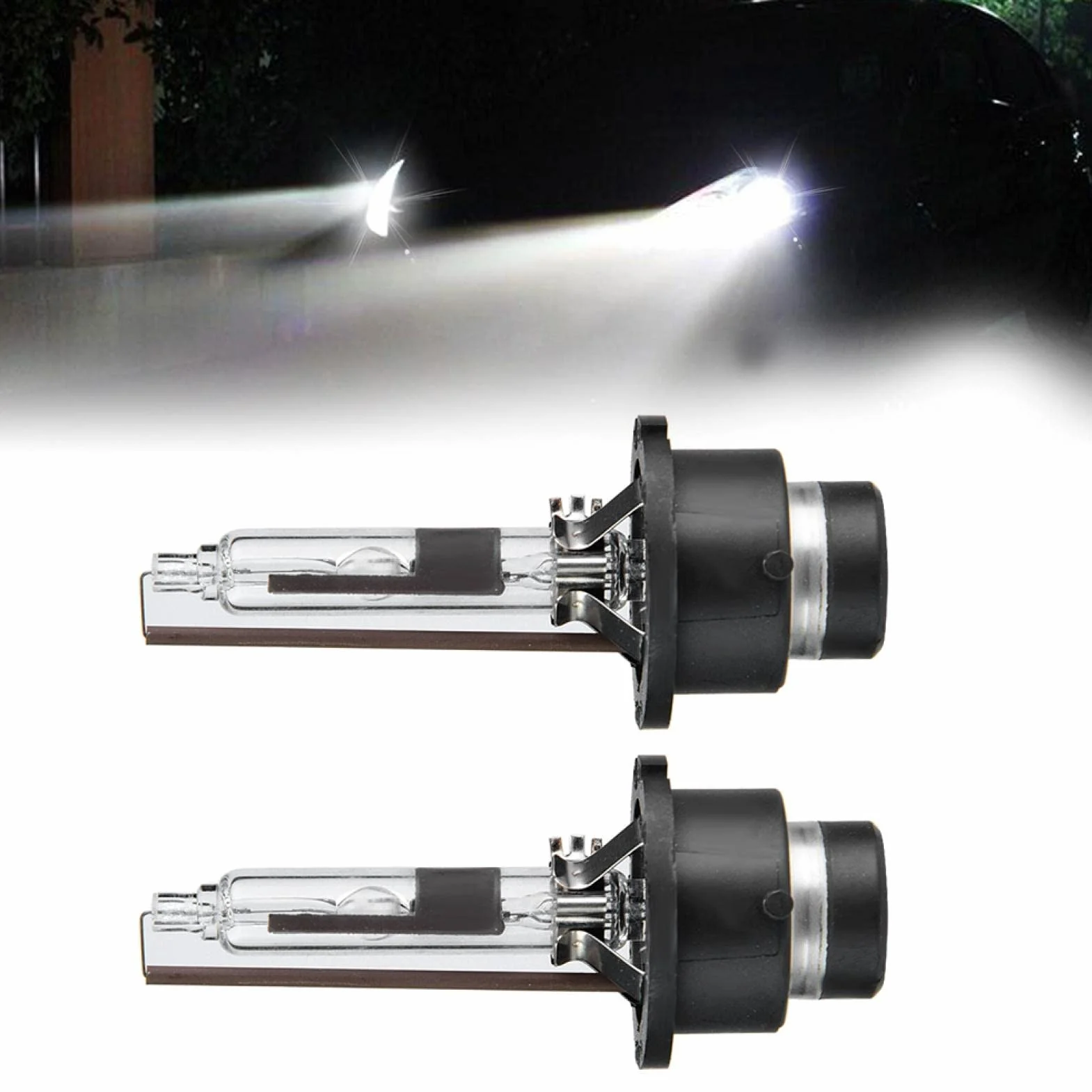 Akozon Phare Au Xénon D2r 6000k 35w Ampoules De Remplacement