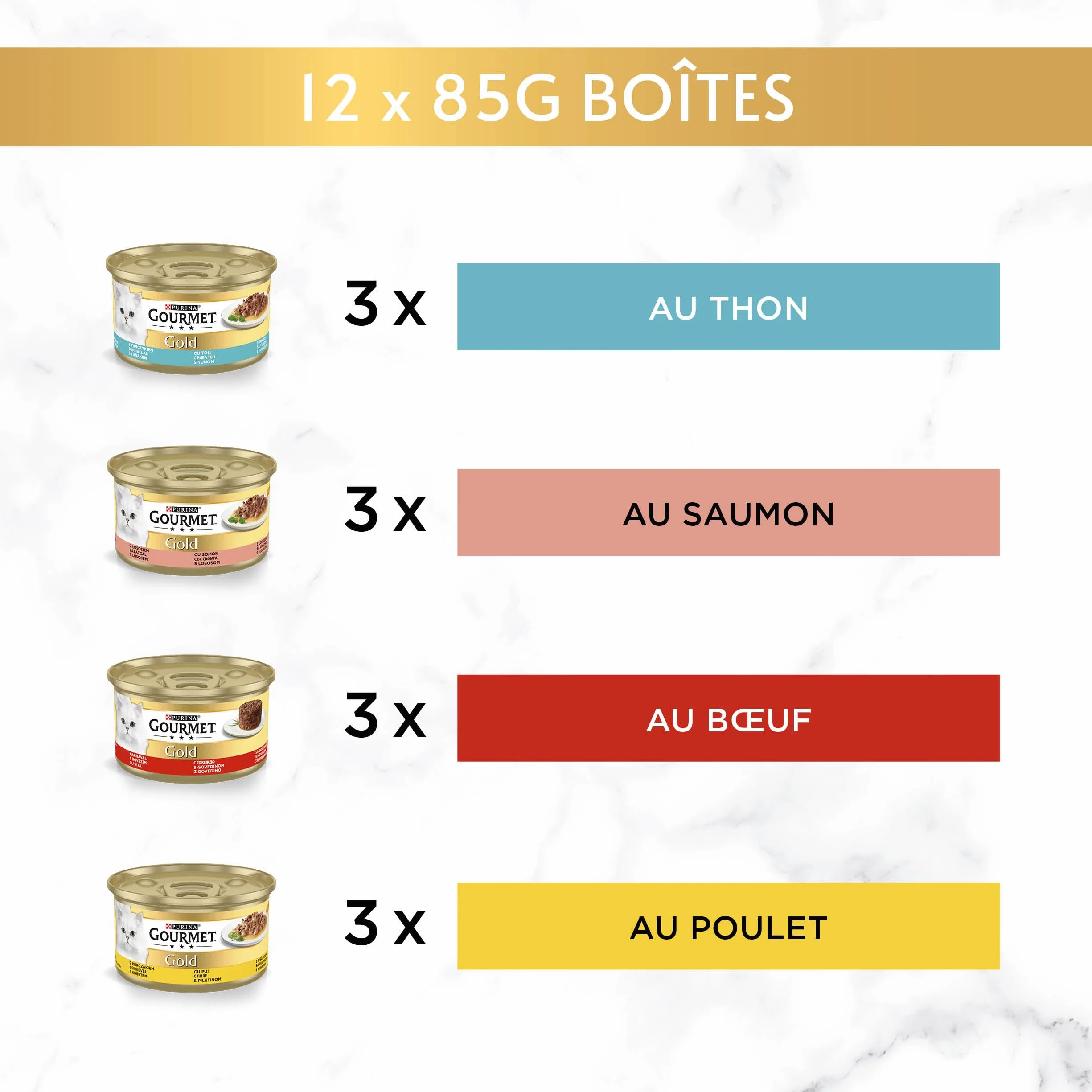 GOURMET Gold Régal de Sauces 12x85g
