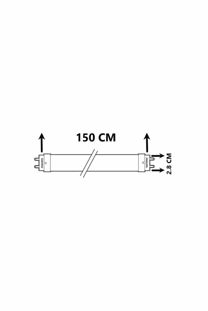 Philips TL-D 58W 840 Ampoule Fluorescente Lot de 10