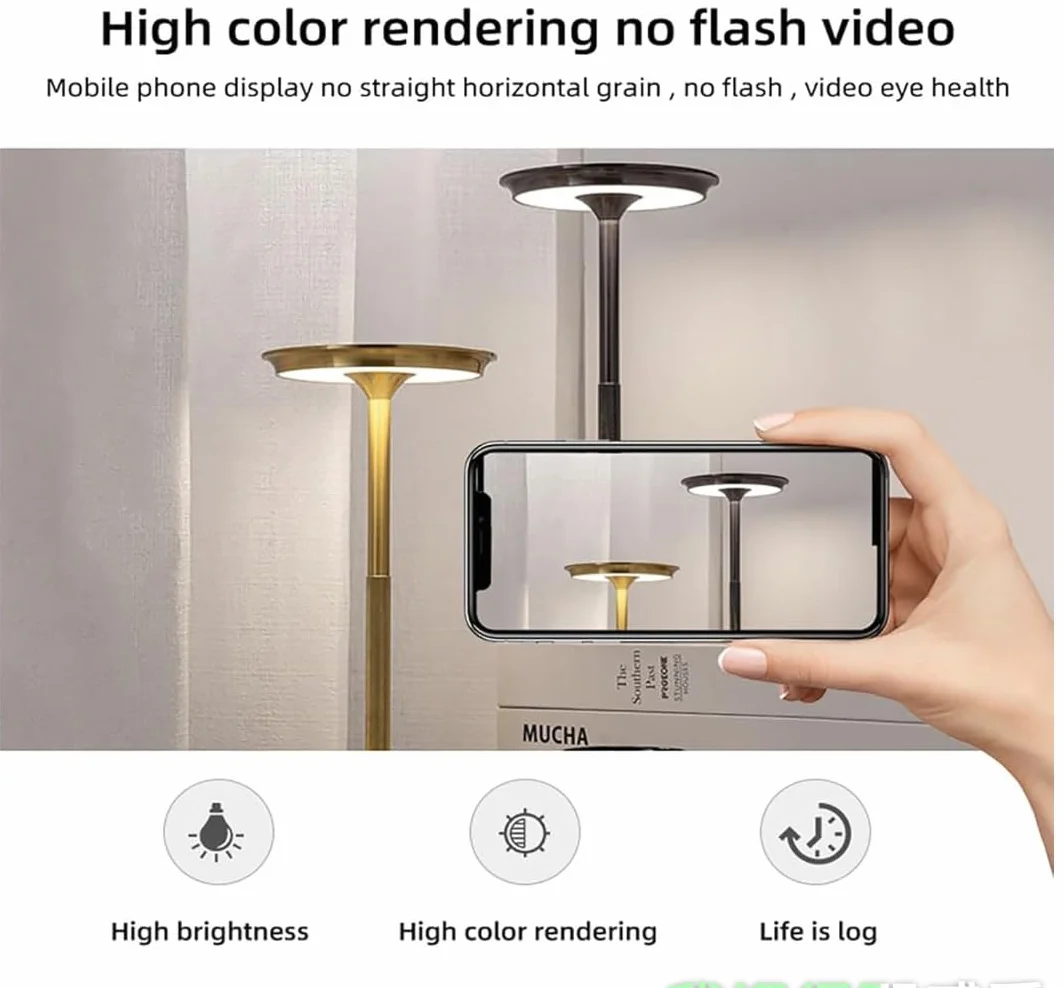 Vianys Ecolume Lampe de Table Vueeze Yifare Portable Sans Fil Rechargeable Or