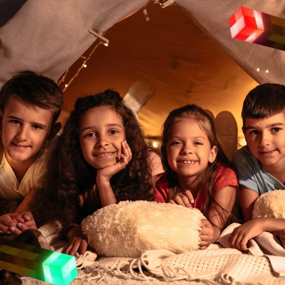 Veilleuse murale LED Mcers 28 cm rechargeable USB son et lumière flamme 3D pour enfants