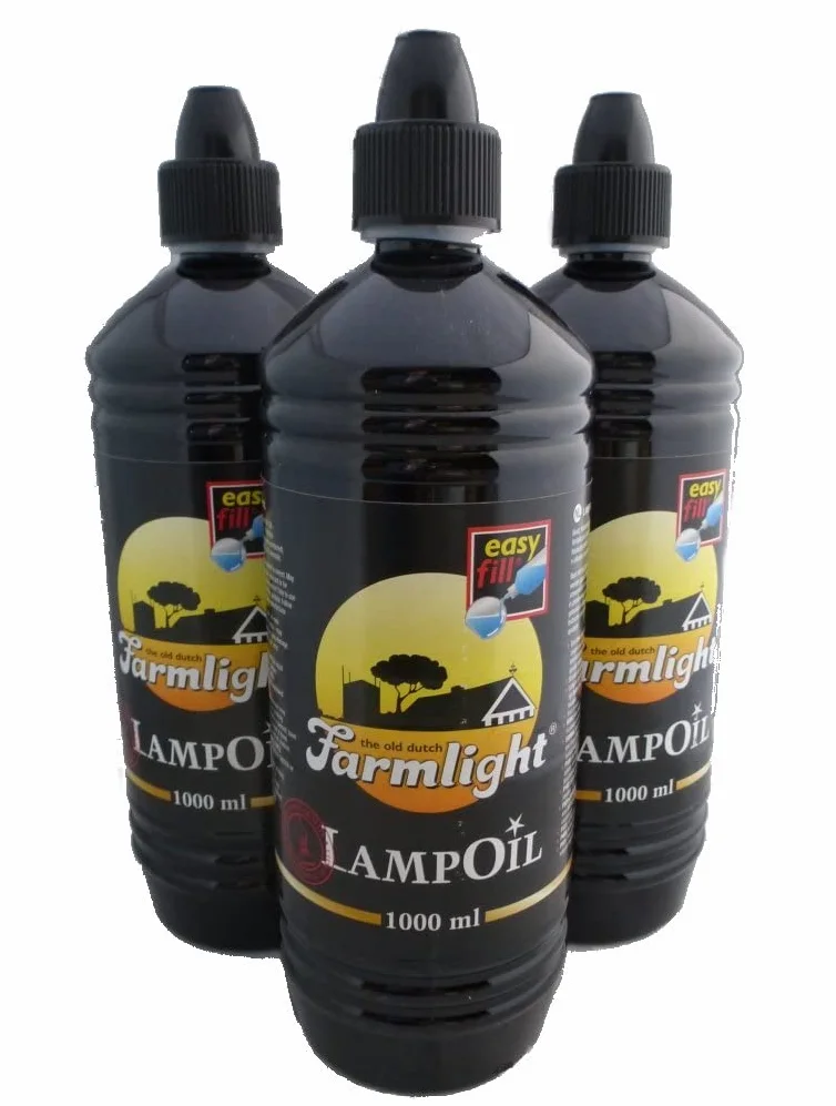 Huile de paraffine pour lampe (3 x 1L)