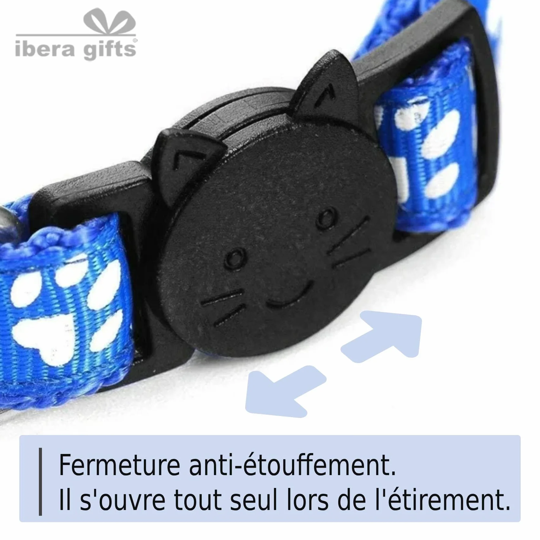 Collier Chat Personnalisé avec Gravure Rose