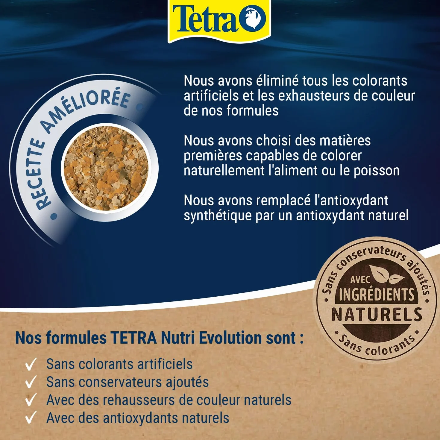 TetraMin Flakes Nutri Evolution Aliment Complet en Flocons pour Poissons Tropicaux 500 ml
