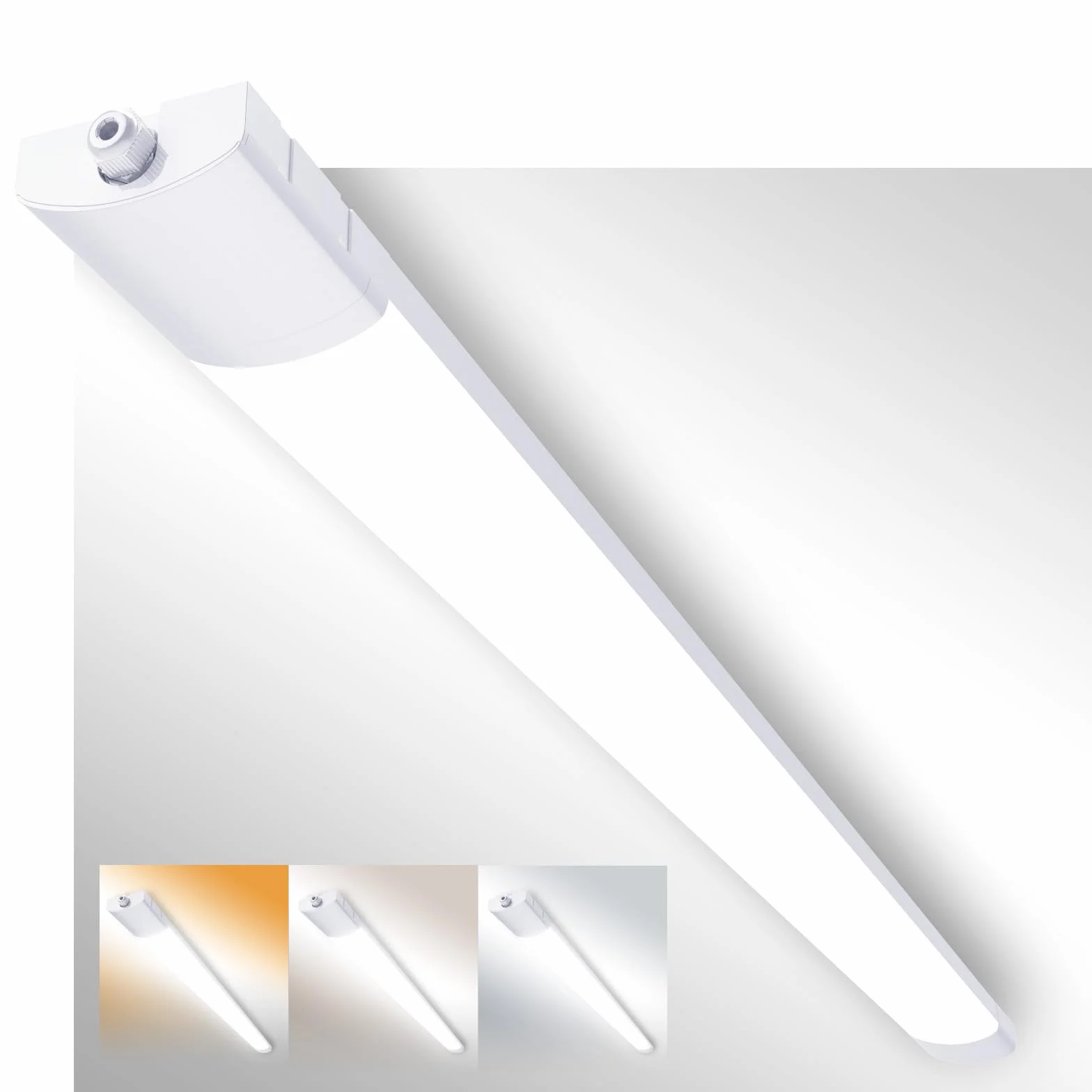 Réglette LED 120 cm 36W 3960 LM 3 Couleurs 3000K/4000K/6500K IP65 Étanche Extérieur