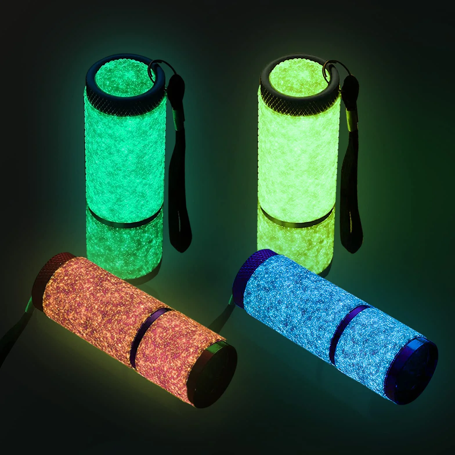 FORMIZON Mini Lampe de Poche LED 8 Pièces Aluminium Portable Camping Randonnée