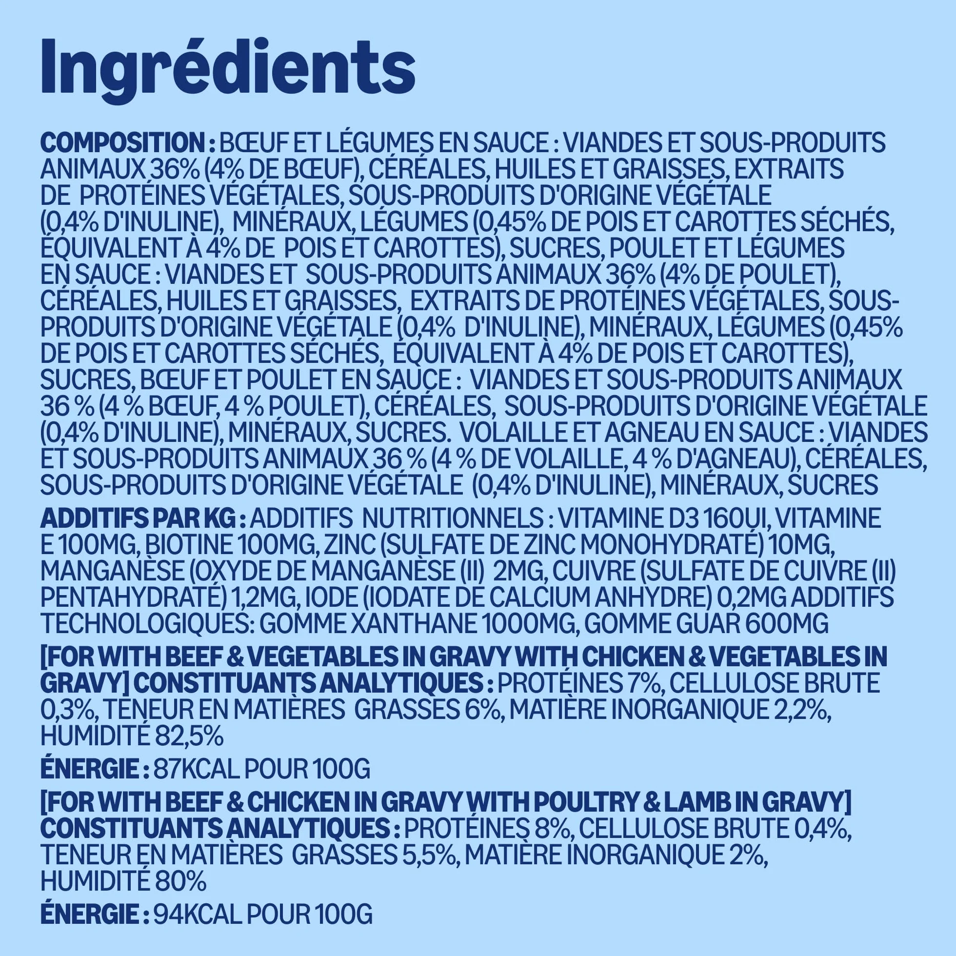 Amazon Aliment Complet pour Chiens Adultes, Sélection à la Viande en Sauce, 4.8 kg, Lot de 48 x 100g