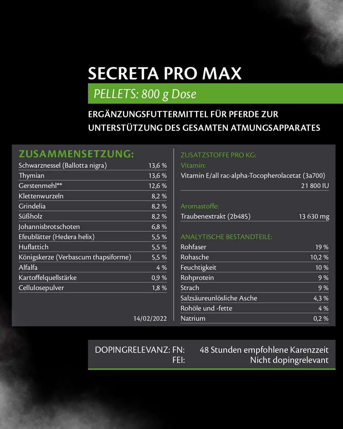 Equistro Secreta Pro Max Granules for Horses 800g