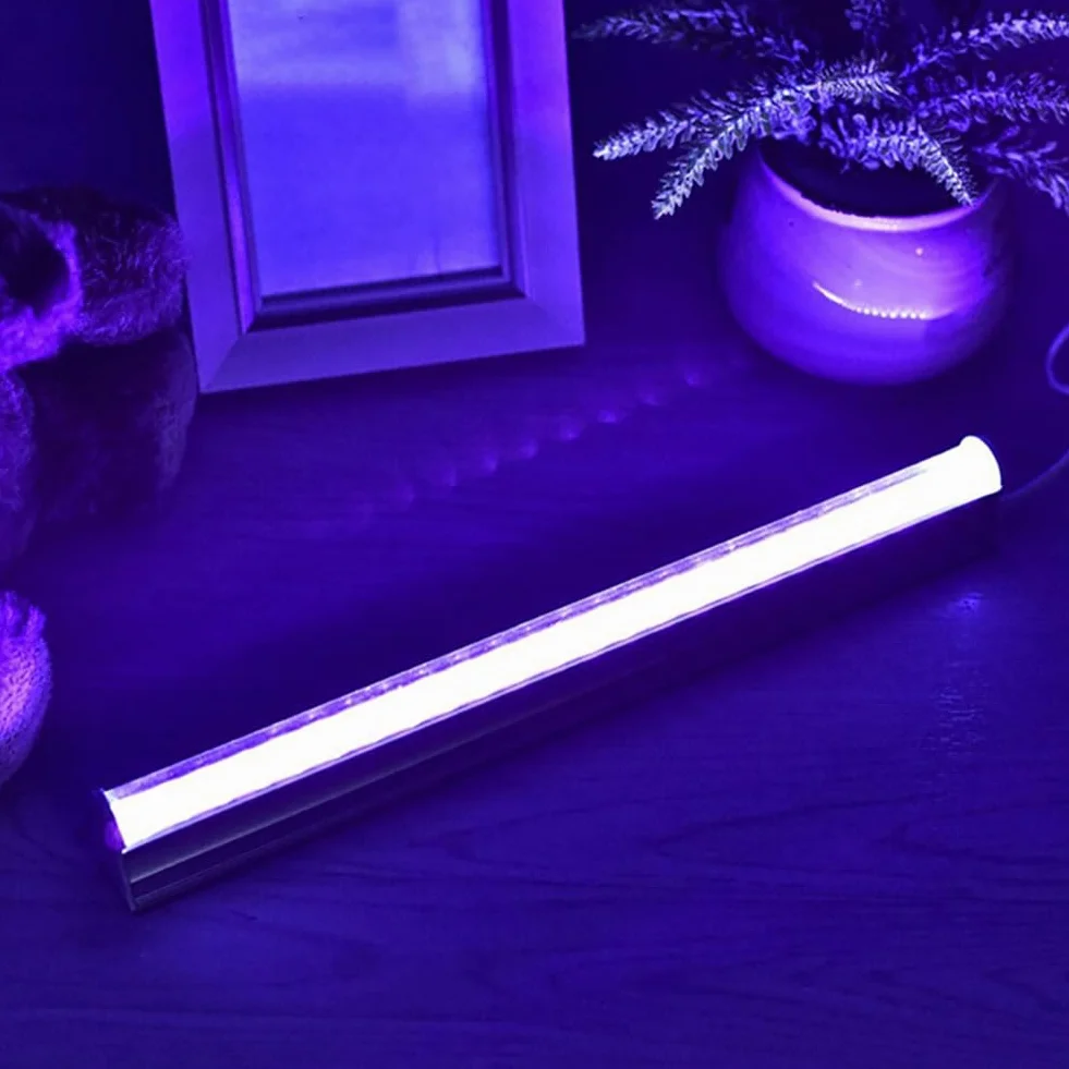 Tube LED UV barre lumineuse fluorescente noire Fiesta Light Lampe éclairage néon Halloween