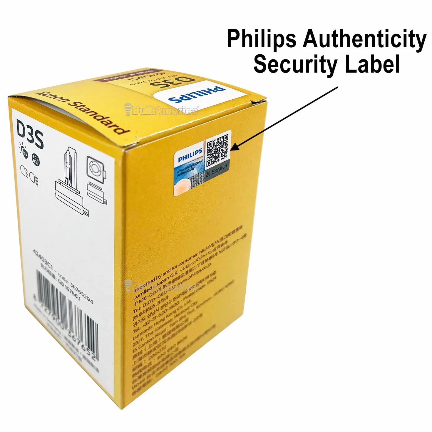 Philips Ampoule Standard Xenon 42403C1 de voiture