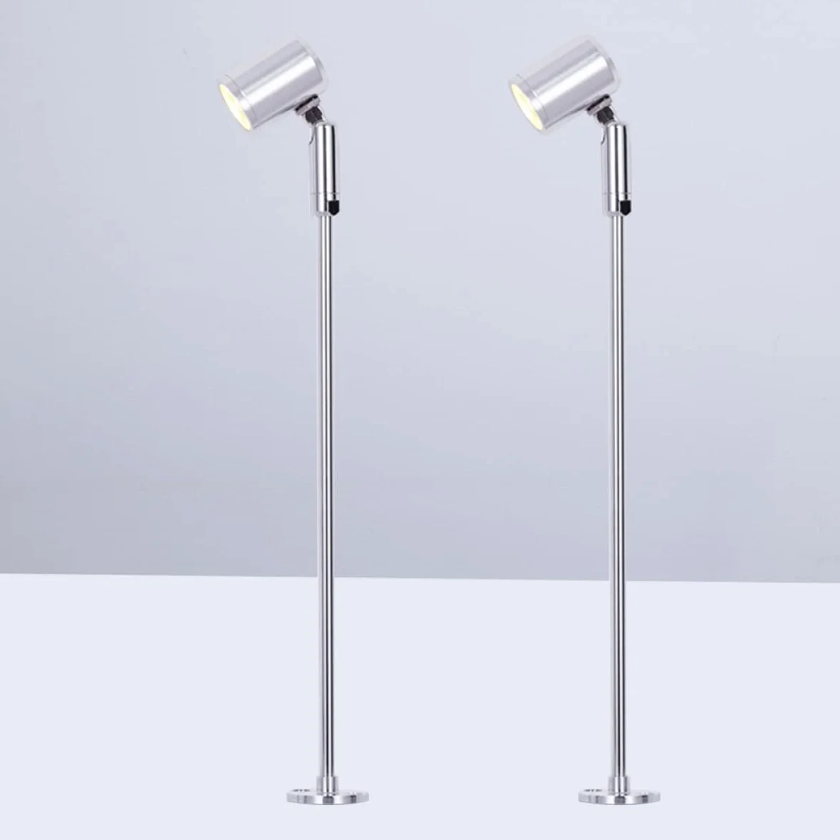 Projecteur LED Haute Luminosité 21.5x3x4.6cm Blanc Chaud Extérieur Intérieur