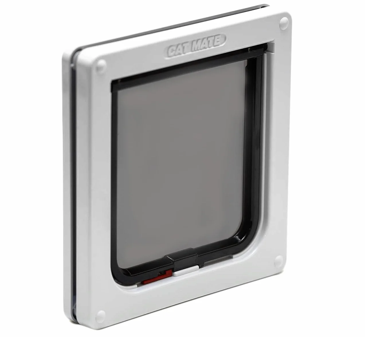 Cat Mate Chatière Verrouillable pour Portes UPVC et Bois - Blanc