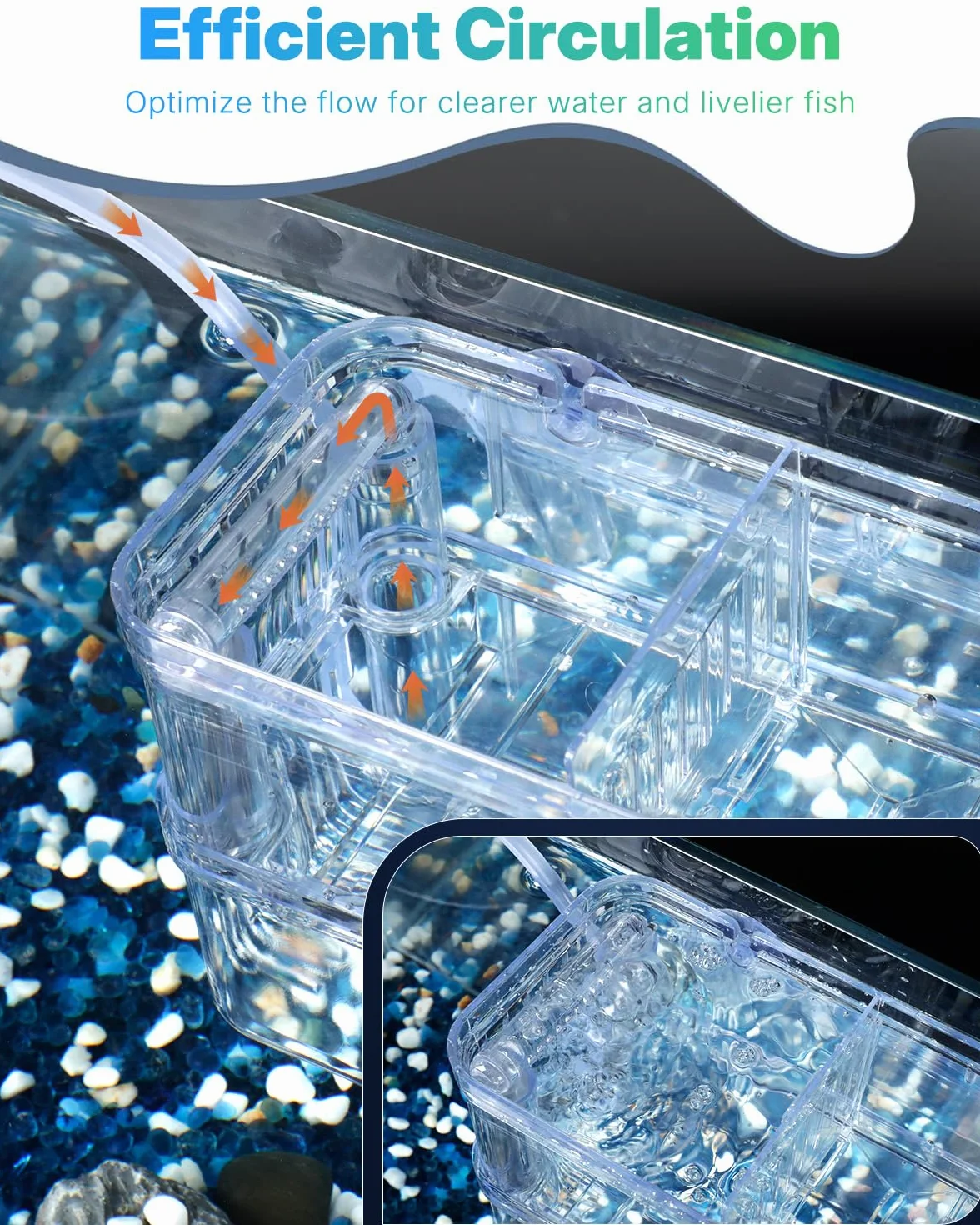 Pawfly Boîte d'élevage d'aquarium en plastique transparent - Incubateur pour crevettes - Grande boîte d'isolation pour poissons