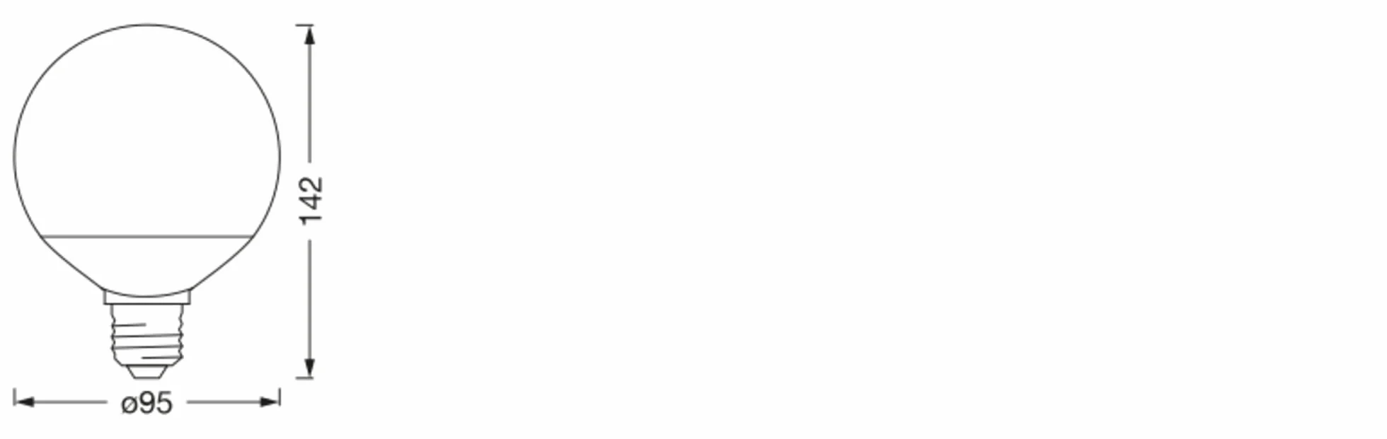 LEDVANCE Lampe LED intelligente Wifi E27 RGB gradable Globeform mat remplace 100W compatible Alexa Google App