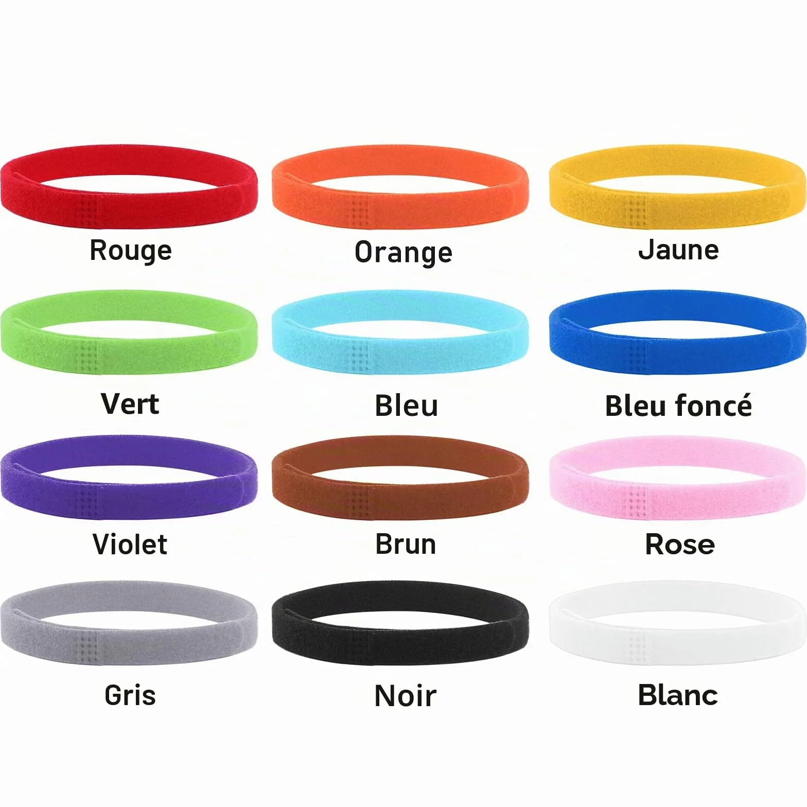 Molain Lot de 12 Colliers de Mise Bas pour Chiot, Collier Chaton Couleurs Assorties pour Petits Chiots Colliers d'identification réglables 30 cm