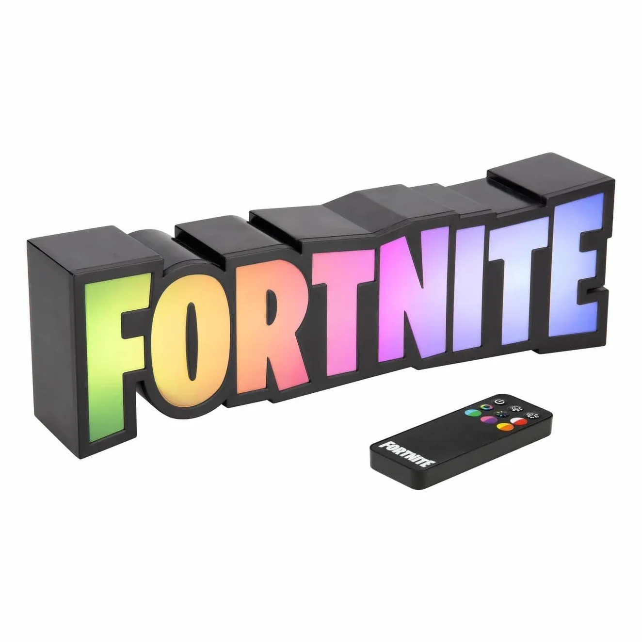 Paladone Fortnite Lampe RVB Officielle avec Télécommande, USB, Décoration Murale Bureau