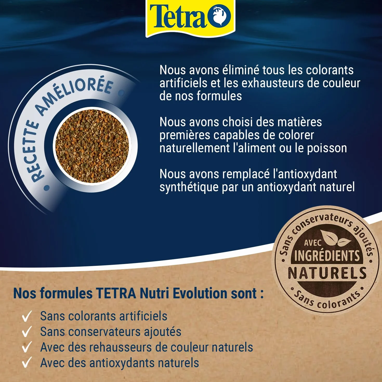 TetraMin Granules Nutri Evolution Aliment Complet Poissons Tropicaux 500 ml
