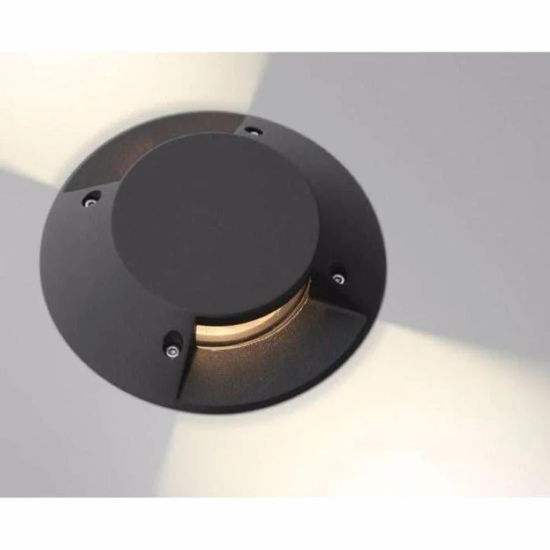 SILAMP Spot LED Encastrable Extérieur IP65 220V 3W Walkable 2 faisceaux Blanc Chaud 2300K-3500K