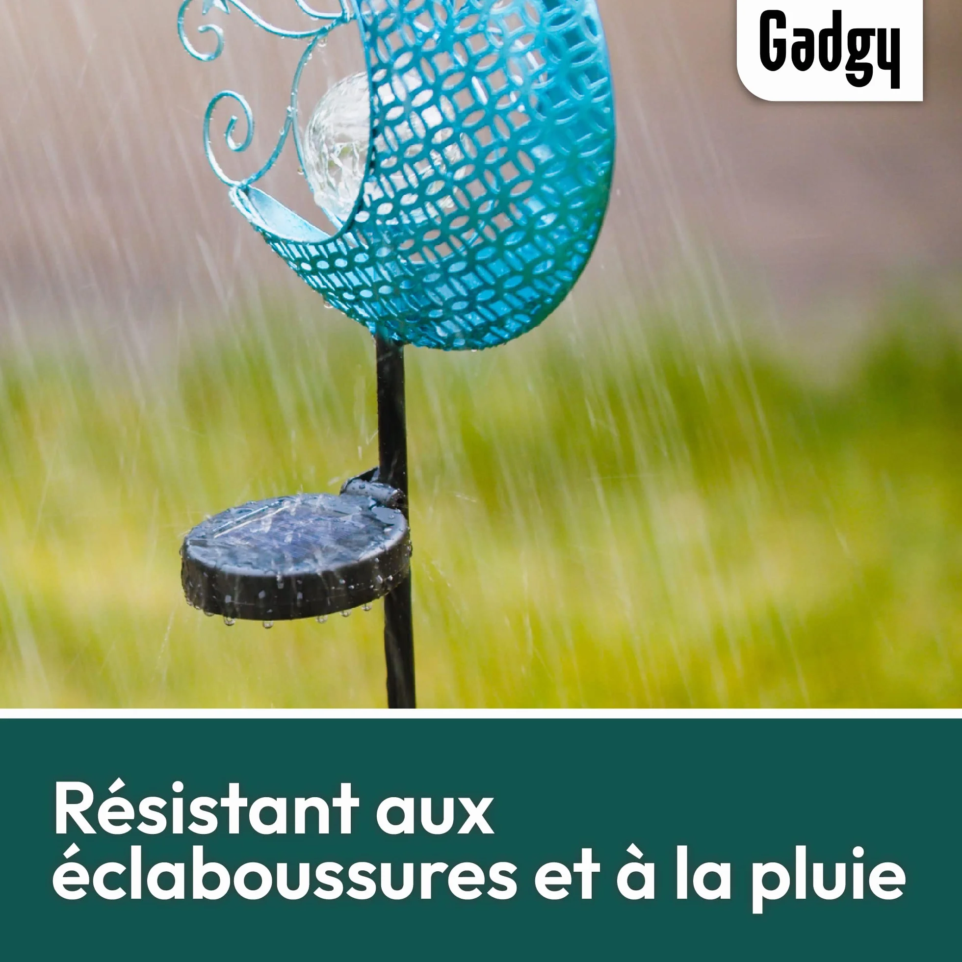 Lampes Solaires de Jardin Extérieur LED Imperméable en Forme de Lune