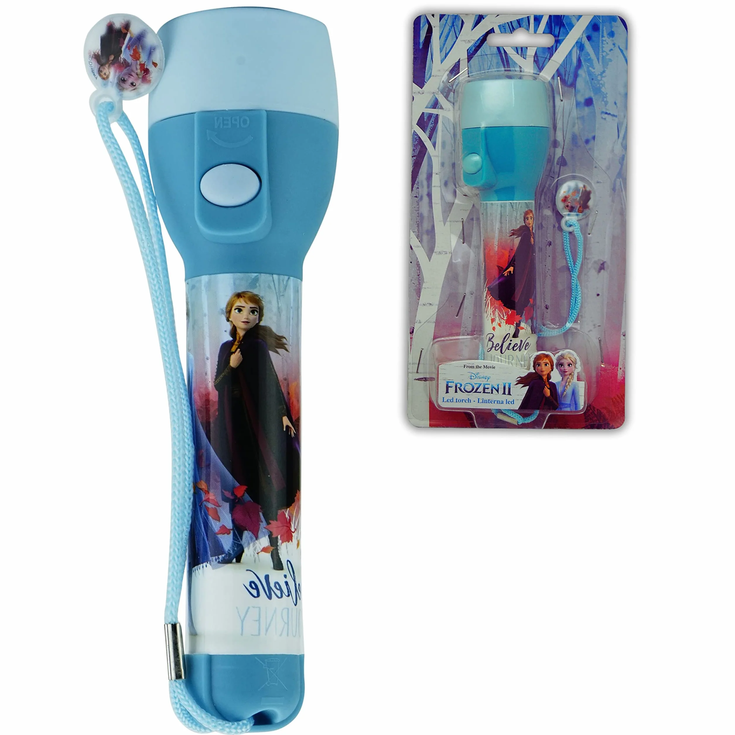 Lampe de poche LED Reine des neiges 2 pour enfants - SRV Hub