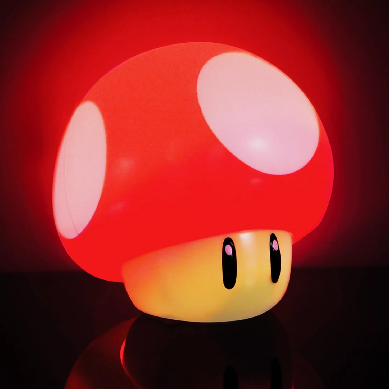 Lampe Champignon Super Mario Officielle avec Sons, Cadeau Garçons, Décoration Chambre Enfants