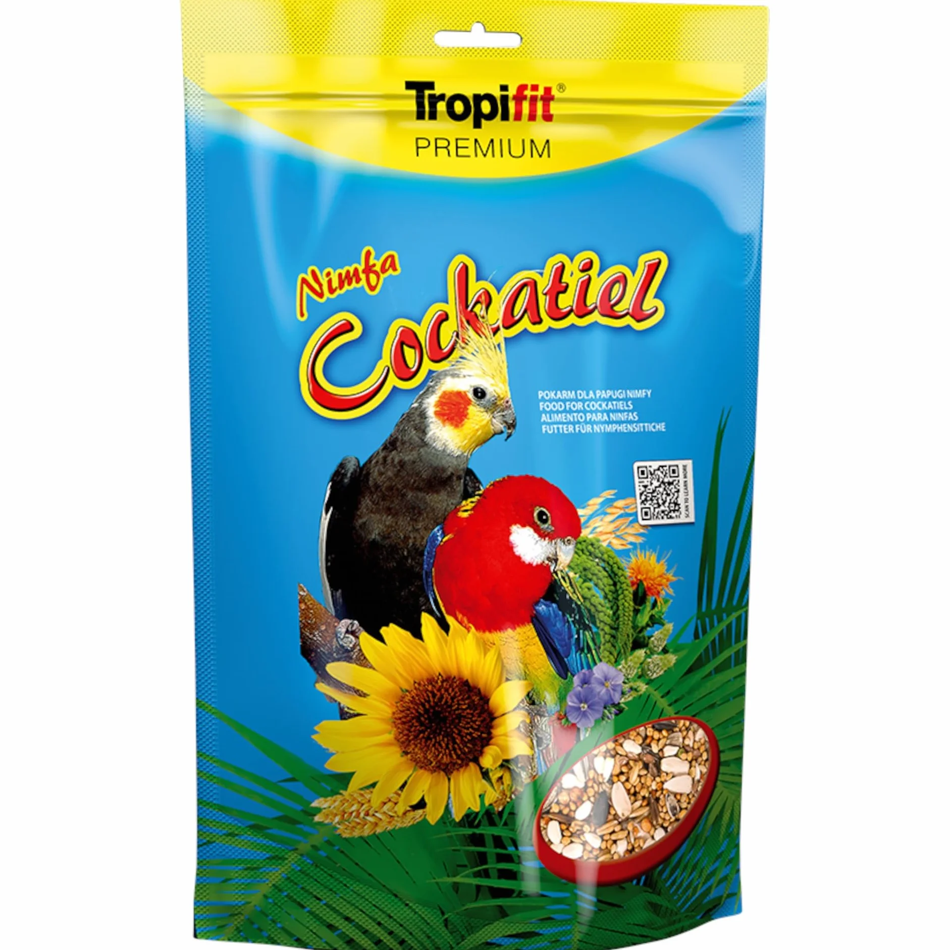 Cockatiel 700g Mélange de céréales et graines pour calopsittes et perroquets