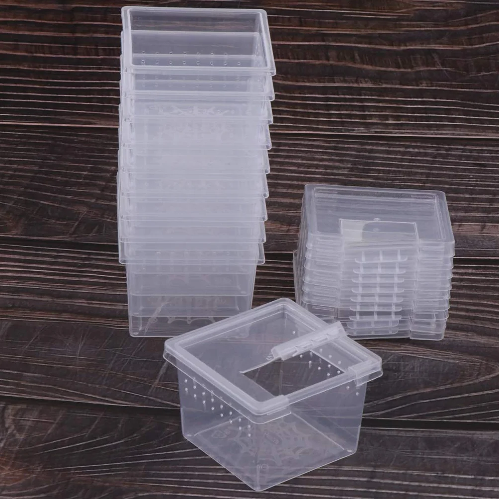 Perfk 10pcs d'Élevage pour Grenouille, Gecko, Insecte