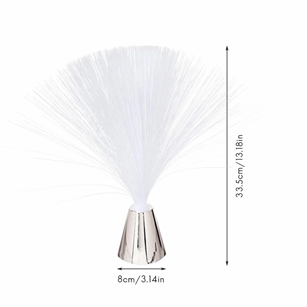 Lumière à Fibre Optique LED 7 Couleurs, Lampe Décoration Intérieure
