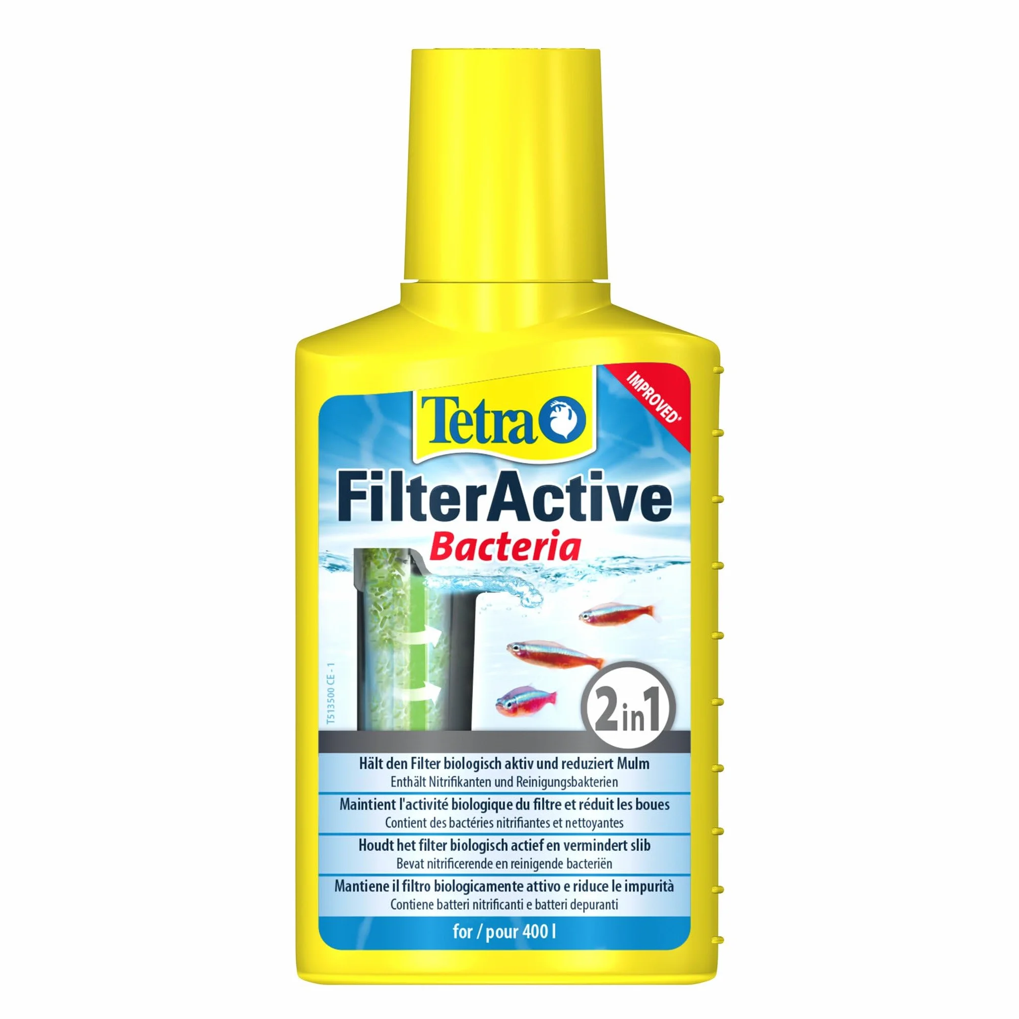 TETRA FilterActive 250 ml - Bactéries Vivantes pour Filtre d'Aquarium